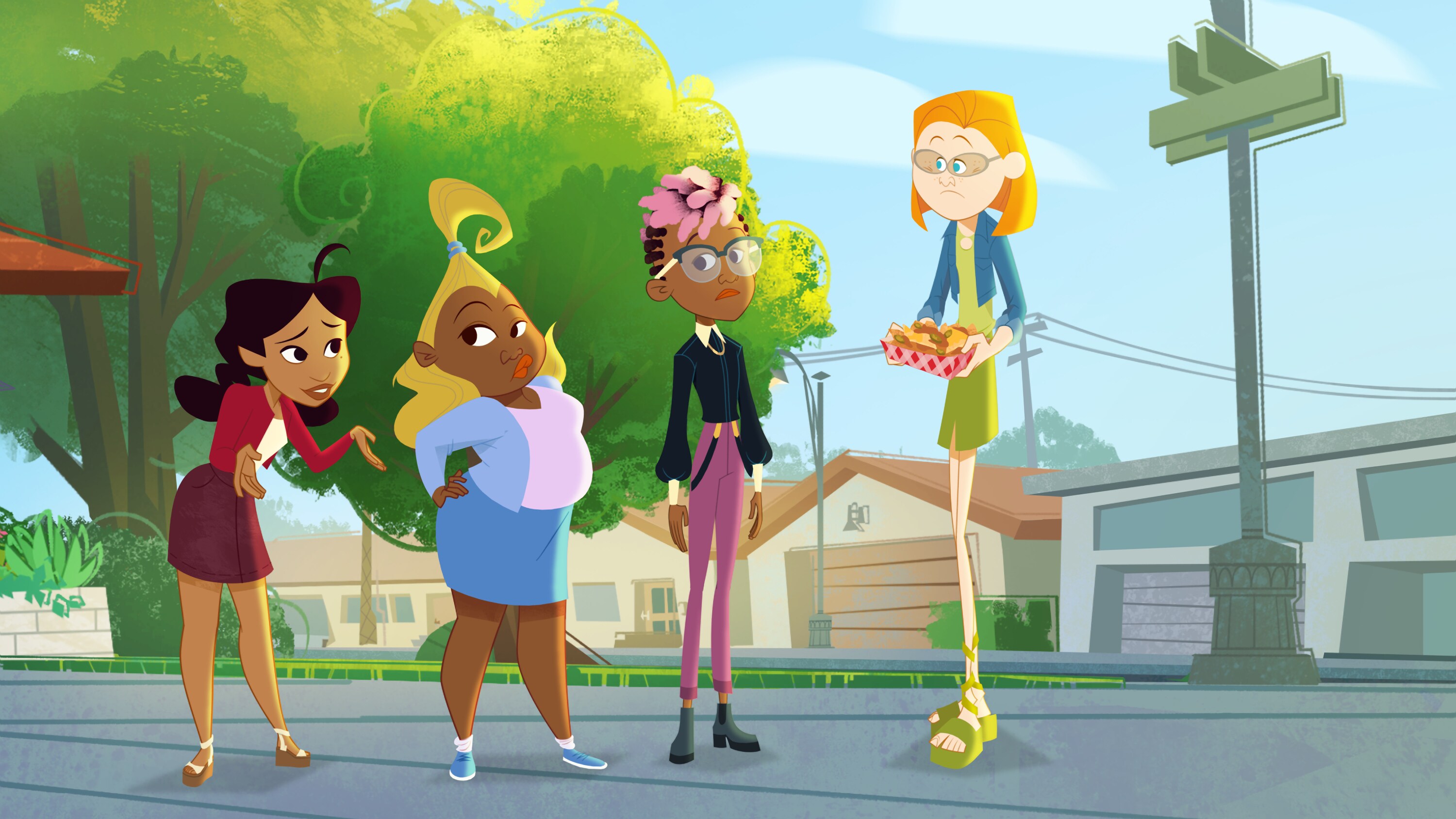THE PROUD FAMILY: LOUDER AND PROUDER - “New Kids on the Block” (Disney) PENNY PROUD, DIJONAY JONES, MICHAEL COLLINS, ZOEY HOWZER