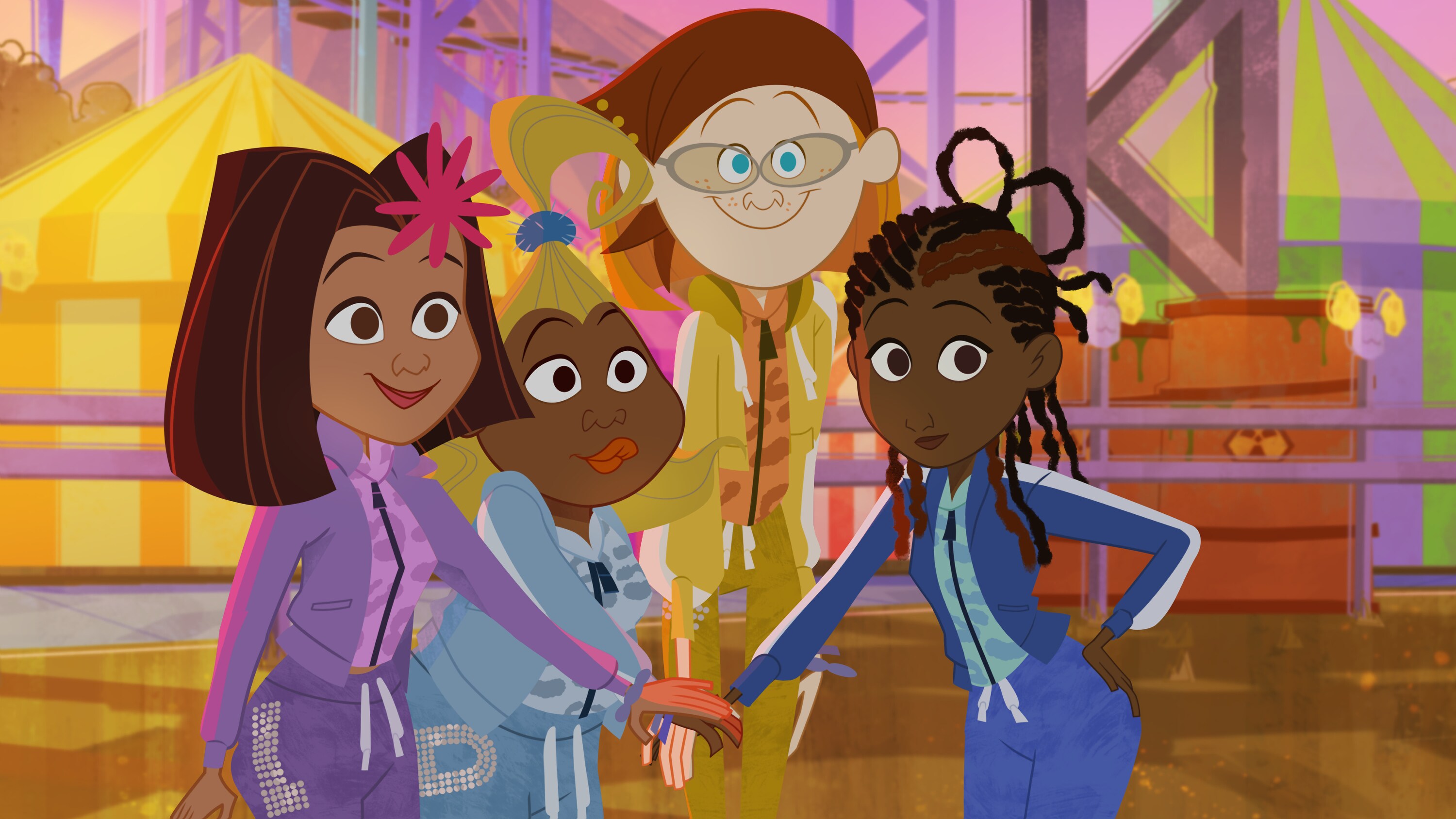 THE PROUD FAMILY: LOUDER AND PROUDER - "SnackLand" (Disney) LACIENEGA, DIJONAY, ZOEY, MAYA