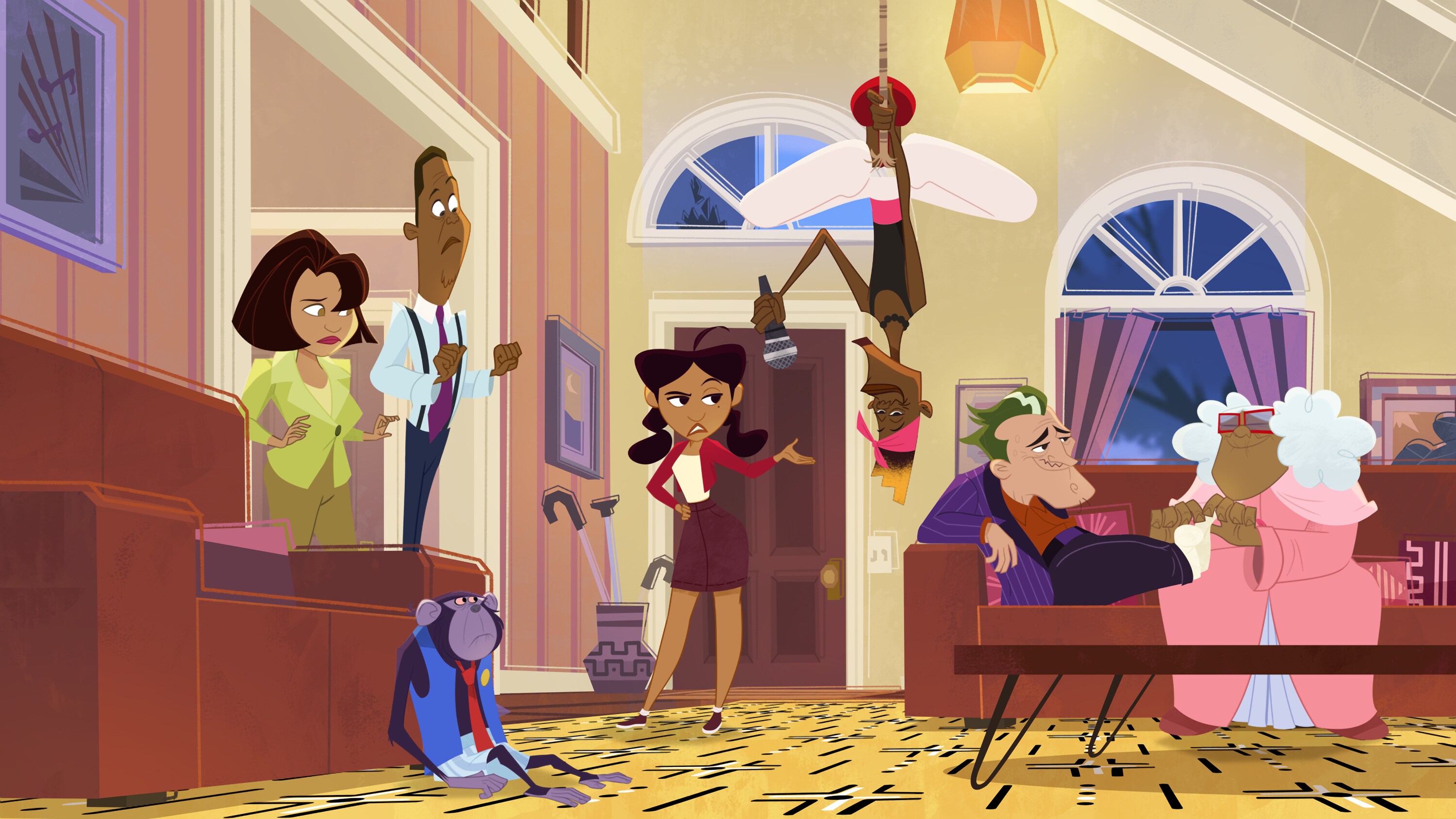 THE PROUD FAMILY: LOUDER AND PROUDER - "Get In" (Disney) TRUDY, OSCAR, PENNY, UNCLE BOBBY, PAPI, SUGA MAMA