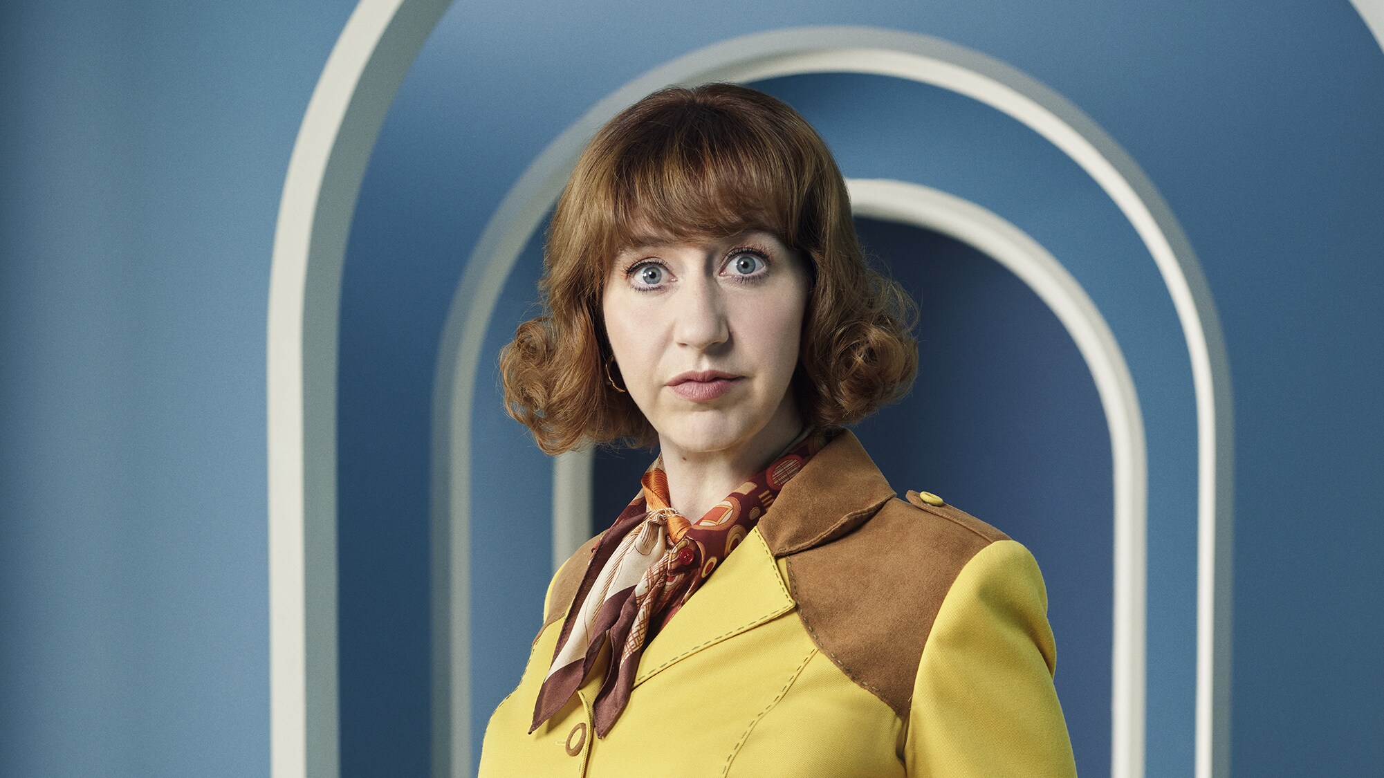 THE MYSTERIOUS BENEDICT SOCIETY - Disney’s “The Mysterious Benedict Society” stars Kristen Schaal as Number Two. (Disney/Brendan Meadows)