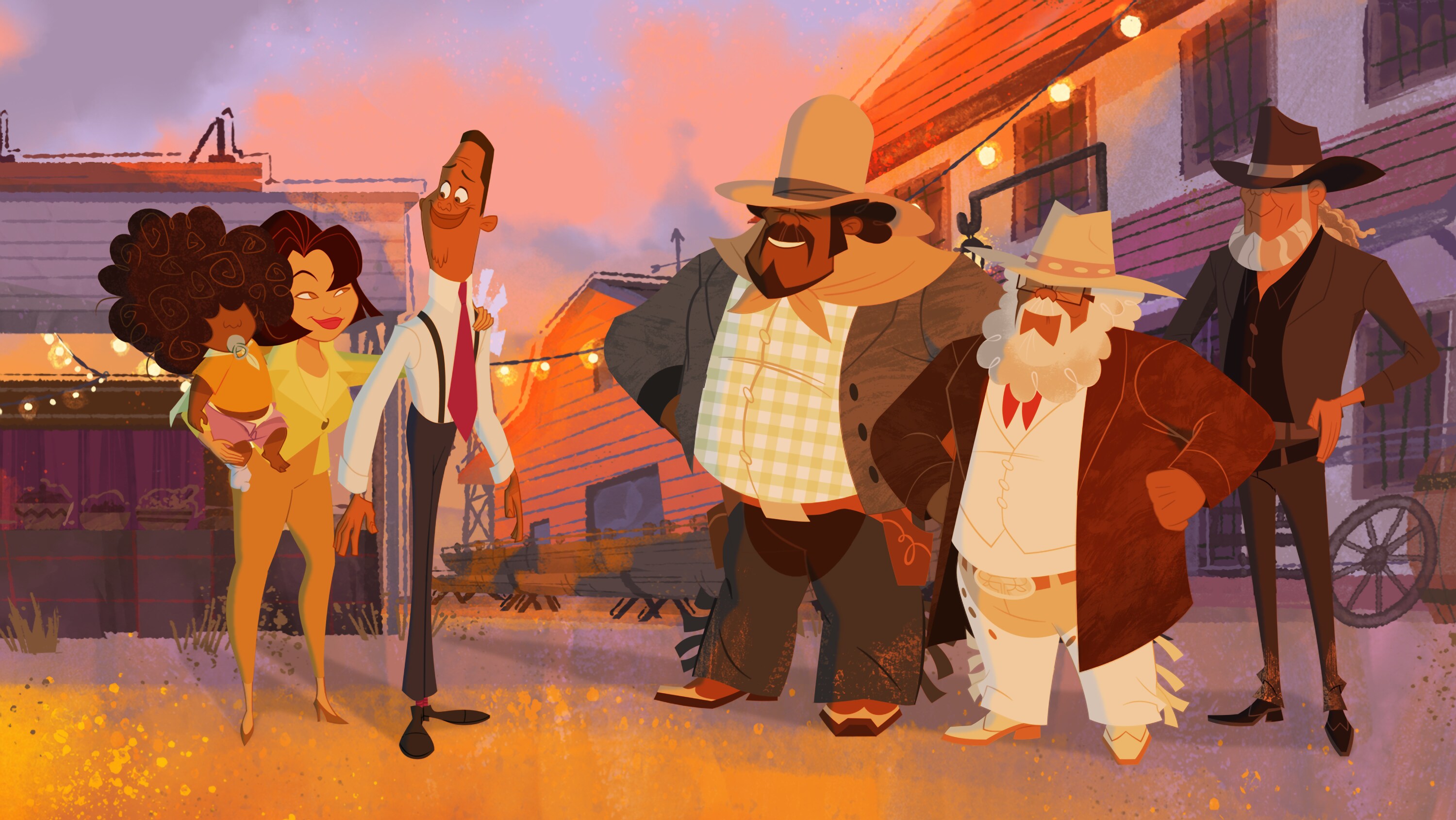 THE PROUD FAMILY: LOUDER AND PROUDER - "Old Towne Road Pt.I" (Disney) BEBE, TRUDY, OSCAR, PA, CHARLES TOWNE