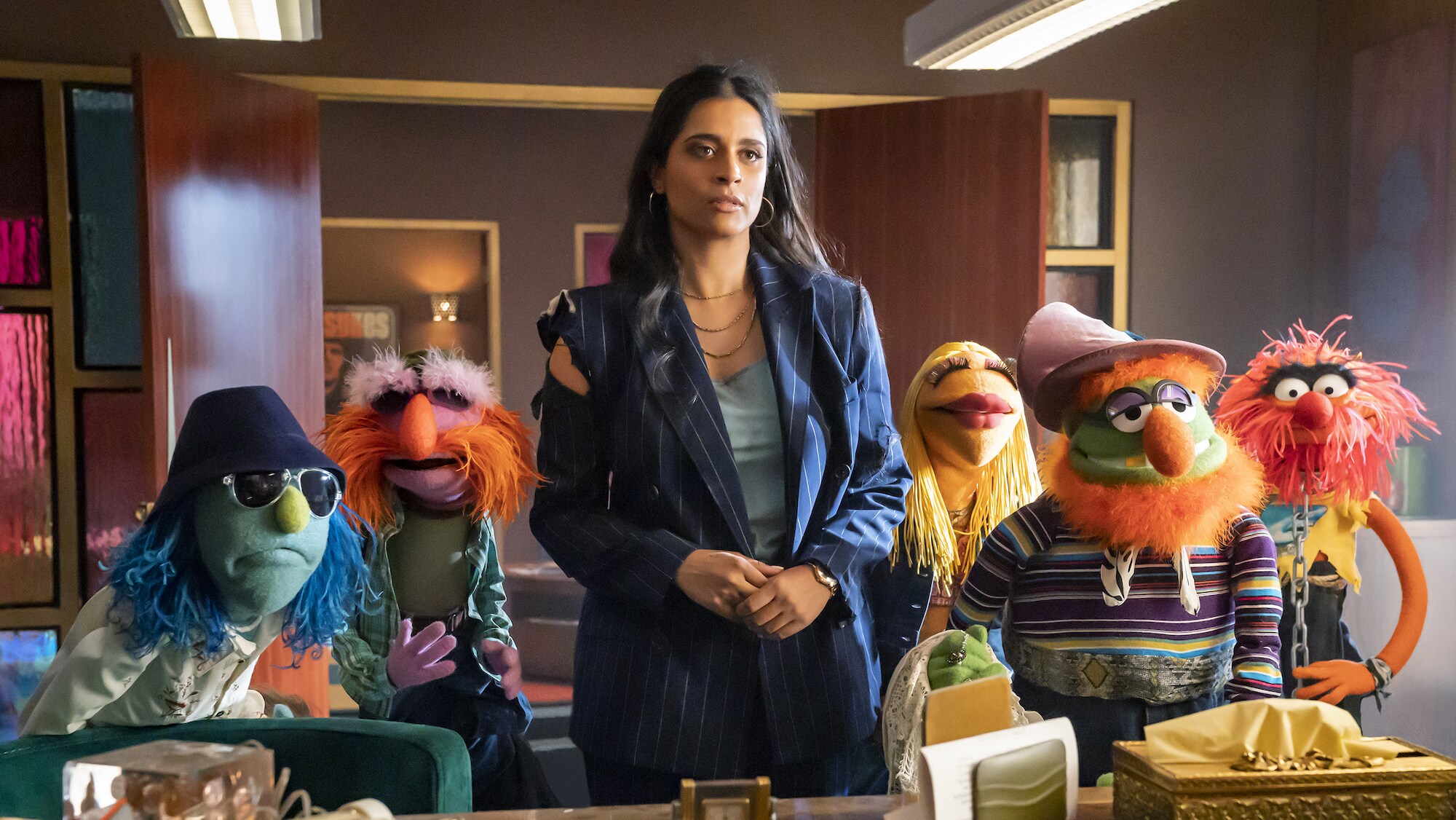 THE MUPPETS MAYHEM - “Track 1: Can You Picture That?” (Disney/Mitch Haaseth) ZOOT, FLOYD PEPPER, LILLY SINGH, JANICE, DR. TEETH, ANIMAL