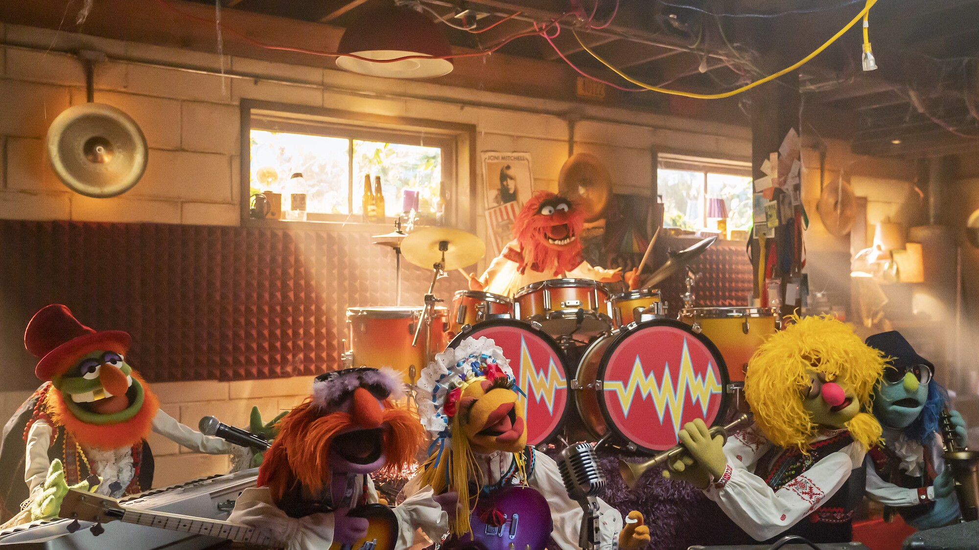 THE MUPPETS MAYHEM - “Track 4: The Times They Are A-Changin” (Disney/Mitch Haaseth) DR. TEETH, FLOYD PEPPER, JANICE, ANIMAL, LIPS, ZOOT