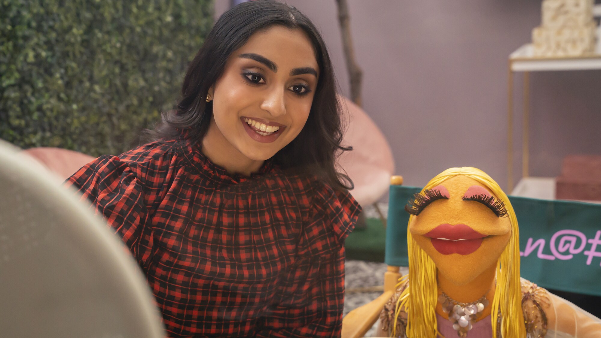THE MUPPETS MAYHEM -  “Track 4: The Times They Are A-Changin” (Disney/Mitch Haaseth) SAARA CHAUDRY, JANICE