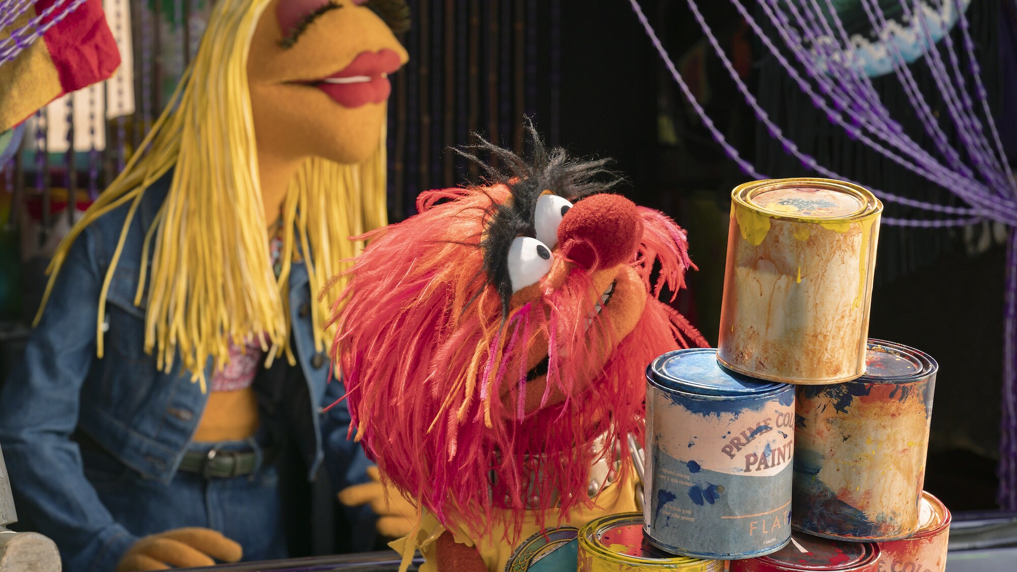 THE MUPPETS MAYHEM -  “Track 1: Can You Picture That?” (Disney/Mitch Haaseth) JANICE, ANIMAL