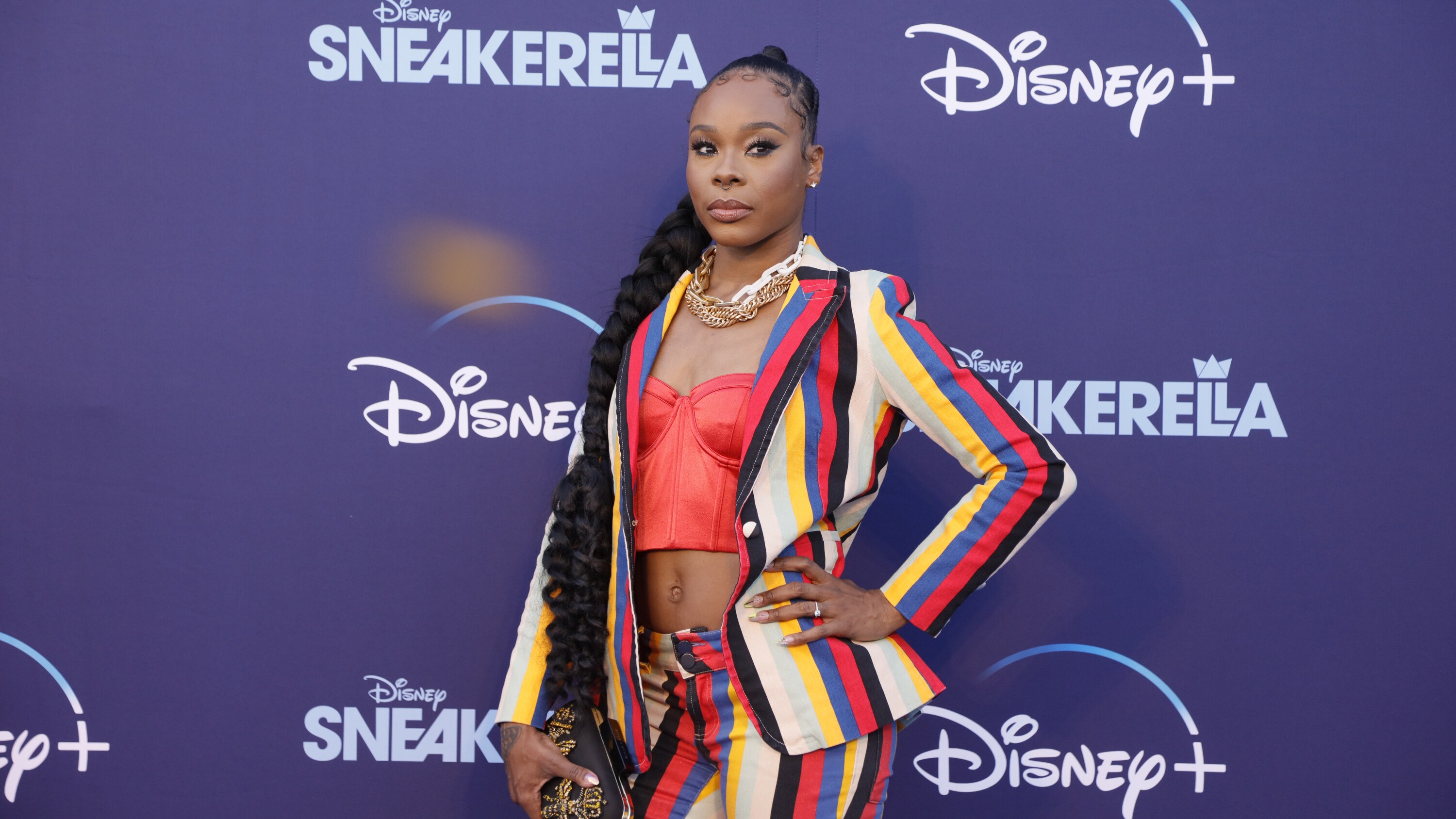 “SNEAKERELLA” RED CARPET PREMIERE EVENT - Stars attend the red carpet premiere of the upcoming music-driven Disney+ Original Movie “Sneakerella” at Pier 17 in New York City on Wednesday, Mary 11. The film begins streaming Friday, May 13, exclusively on Disney+. (Disney/John Manno) EBONY WILLIAMS (CHOREOGRAPHER)