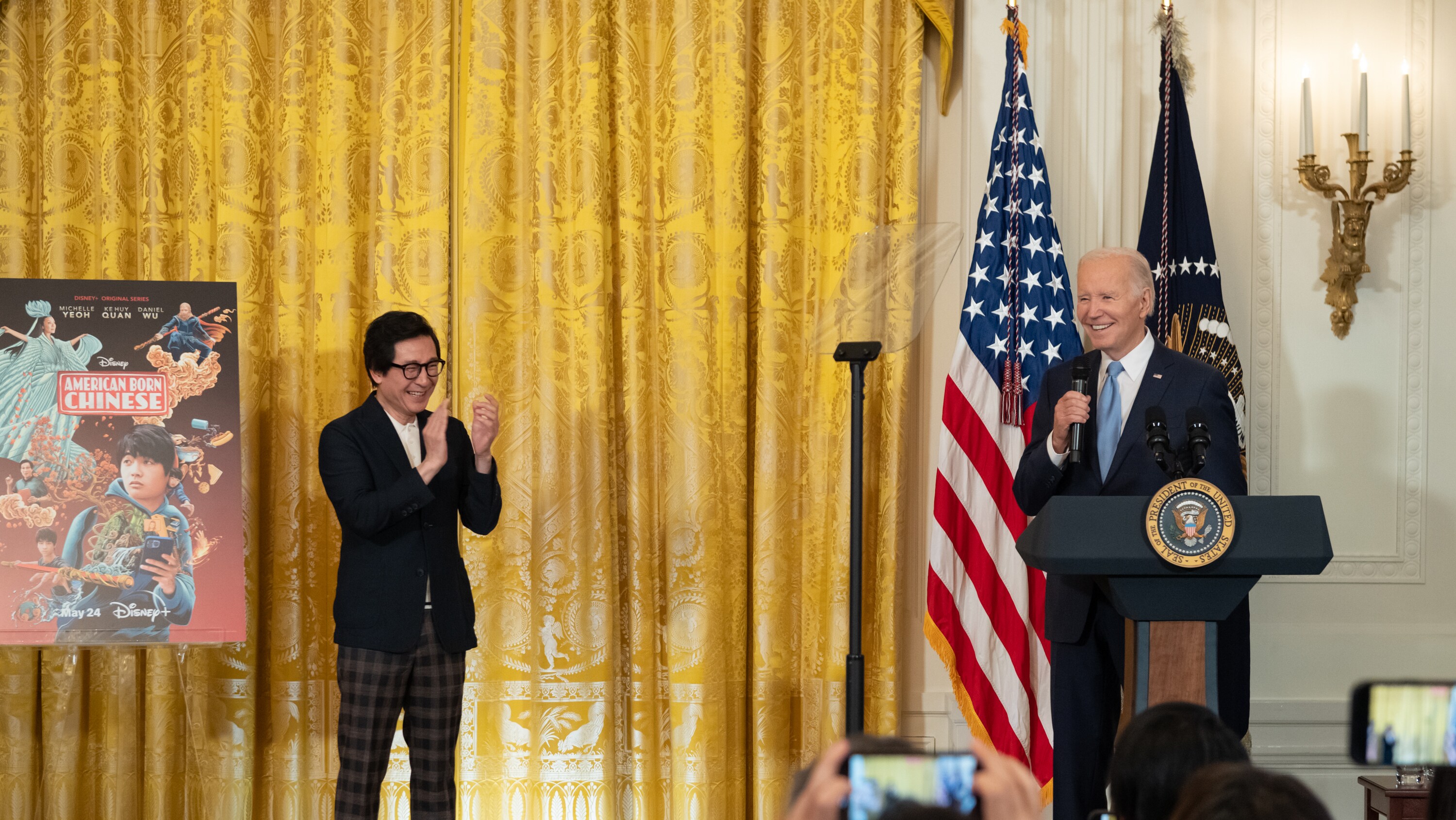 President Biden Hosts Special White House Screening Of Disney+ Original Series ‘American Born Chinese’ In Honor Of Asian American Native Hawaiian And Pacific Islanders Heritage Month