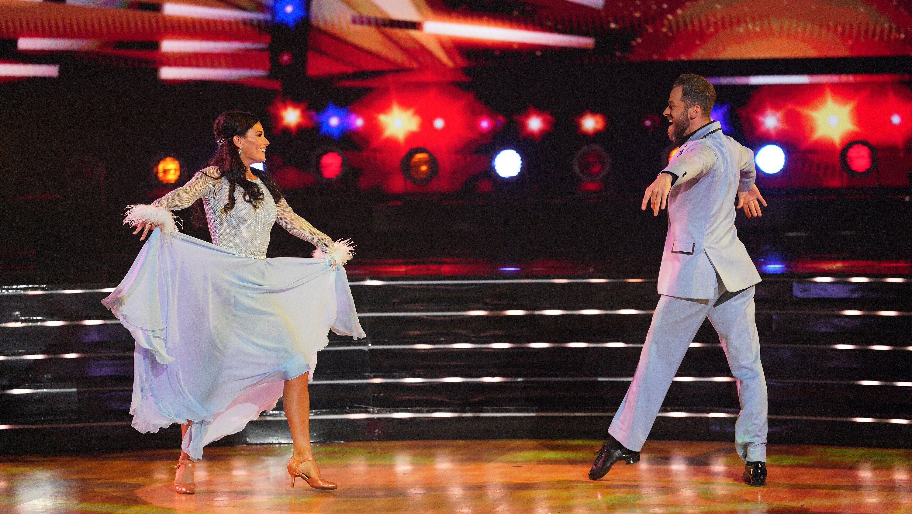 DANCING WITH THE STARS - “Elvis Night” –  The 15 remaining couples “Can’t Help Falling in Love” with Elvis this week as they take on all-new dance styles to music by The King of Rock ‘n’ Roll. Week two of the mirorrball competition will stream live MONDAY, SEPT. 26 (8:00pm ET / 5:00pm PT), on Disney+. (ABC/Christopher Willard) HEIDI D’AMELIO, ARTEM CHIGVINTSEV