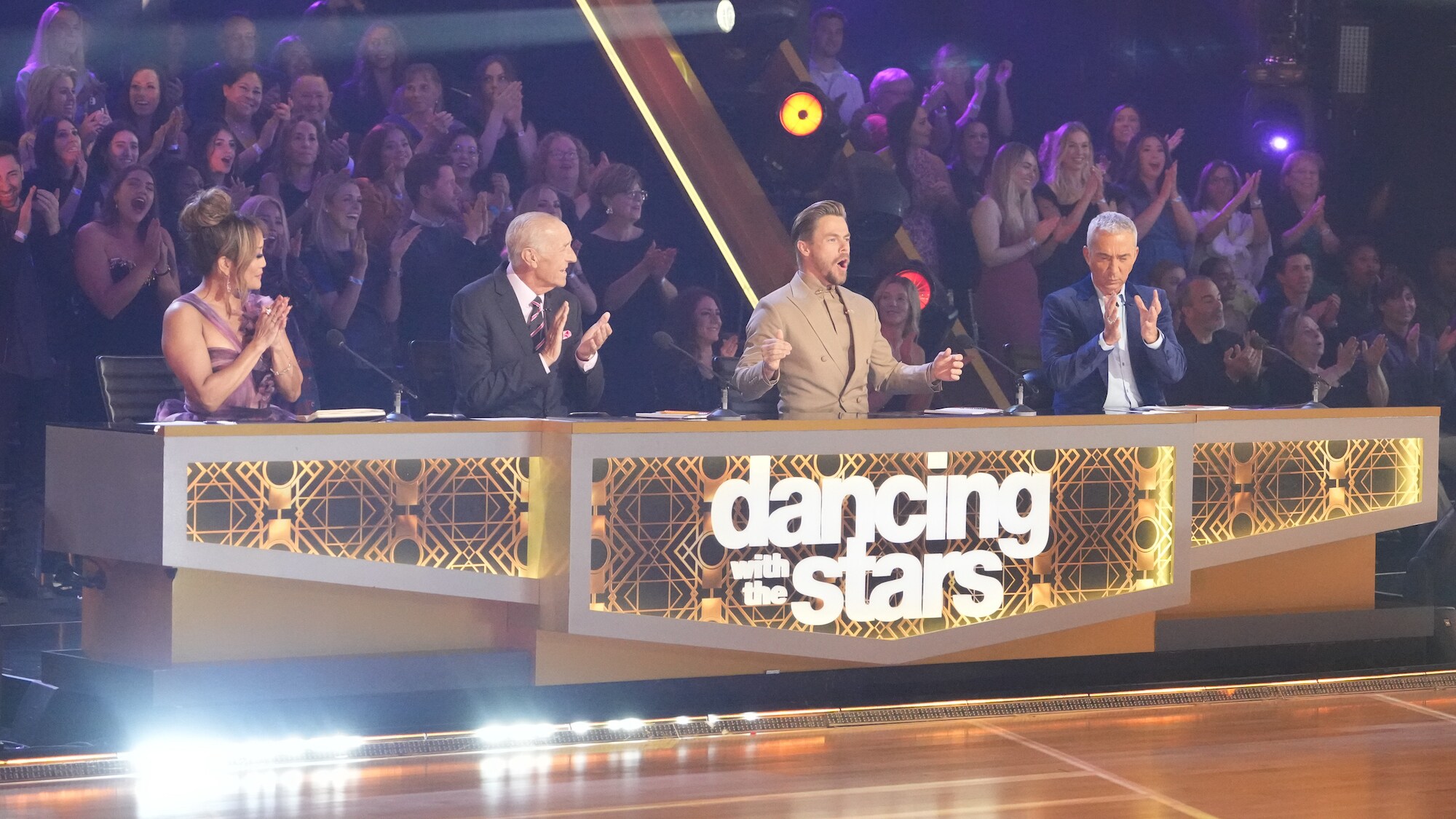 DANCING WITH THE STARS - “Stars' Stories Week: Most Memorable Year” – “Stars’ Stories Week” kicks off its exciting two-night event with “Most Memorable Year.” The 12 remaining couples will perform emotional routines that best represent the most impactful years of their lives. An all-new episode of “Dancing with the Stars” will stream live MONDAY, OCT. 17 (8:00pm ET / 5:00pm PT), on Disney+. (ABC/Eric McCandless) CARRIE ANN INABA, LEN GOODMAN, DEREK HOUGH, BRUNO TONIOLI