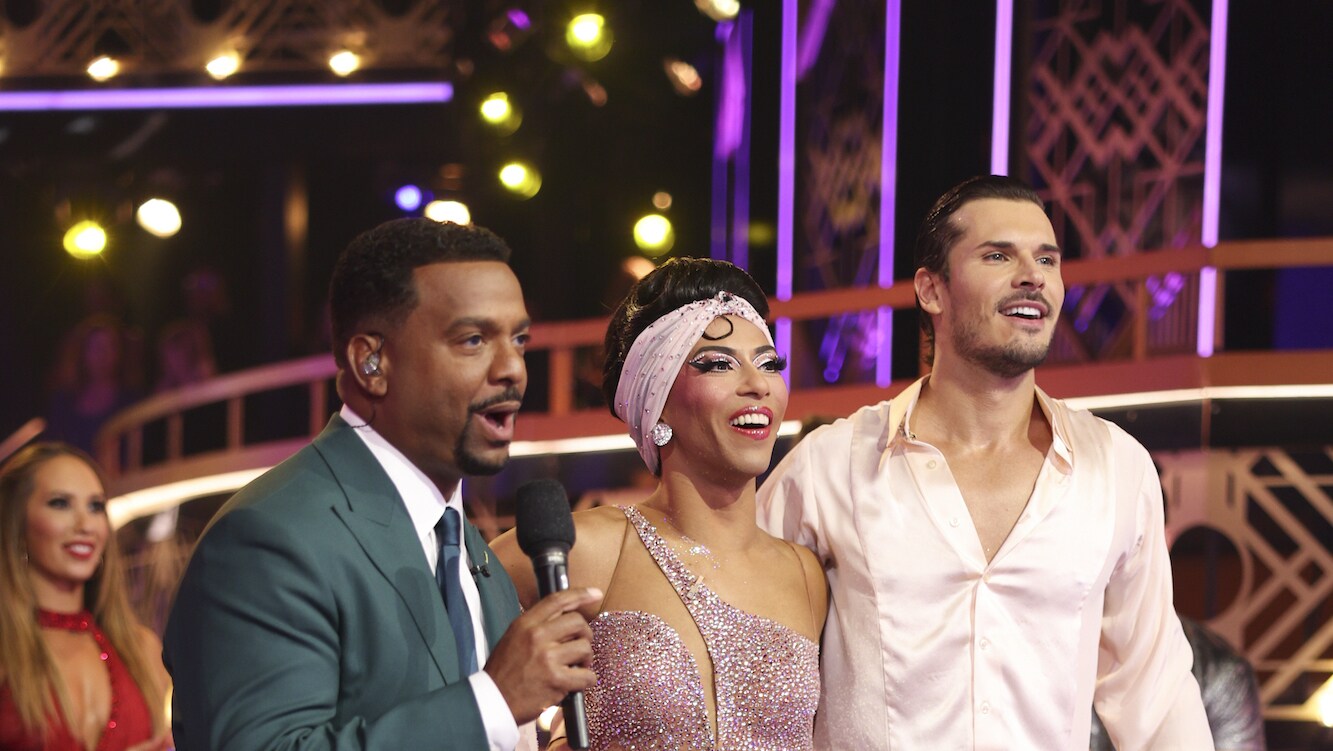 DANCING WITH THE STARS - “Semi-Finals” – The mirrorball competition heats up as the six remaining contestants head into the “Semi-Finals.” Each couple will perform two all-new routines as they fight for a spot in the finale. A new episode of “Dancing with the Stars” will stream live MONDAY, NOV. 14 (8:00pm ET / 5:00pm PT), on Disney+. (ABC/Raymond Liu) ALFONSO RIBEIRO, SHANGELA, GLEB SAVCHENKO
