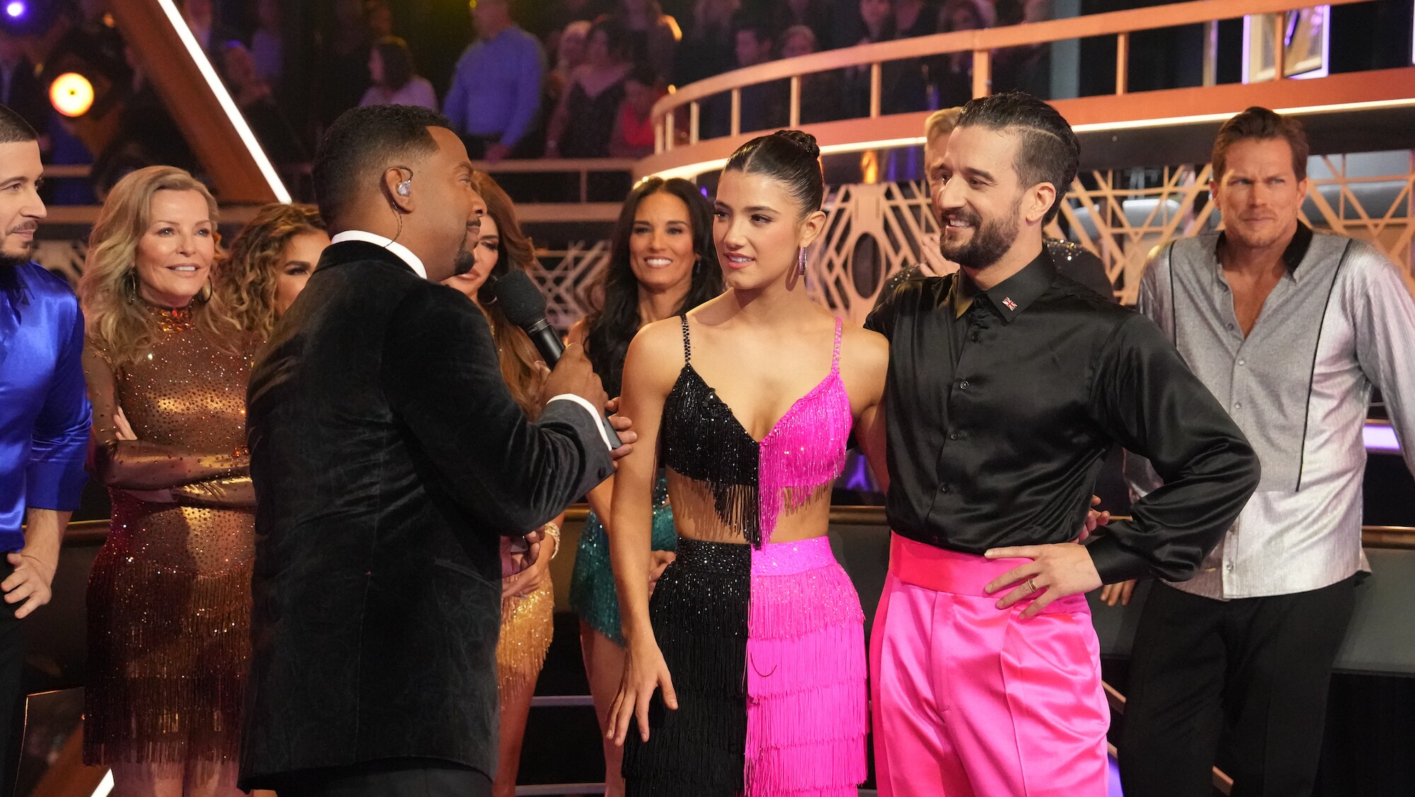 DANCING WITH THE STARS - “Finale” – The four finalists perform their final two routines in hopes of winning the mirrorball trophy. Each couple will perform a redemption dance and an unforgettable freestyle routine. A new episode of “Dancing with the Stars” will stream live MONDAY, NOV. 21 (8:00pm ET / 5:00pm PT), on Disney+. (ABC/Eric McCandless) ALFONSO RIBEIRO, CHARLI D’AMELIO, MARK BALLAS
