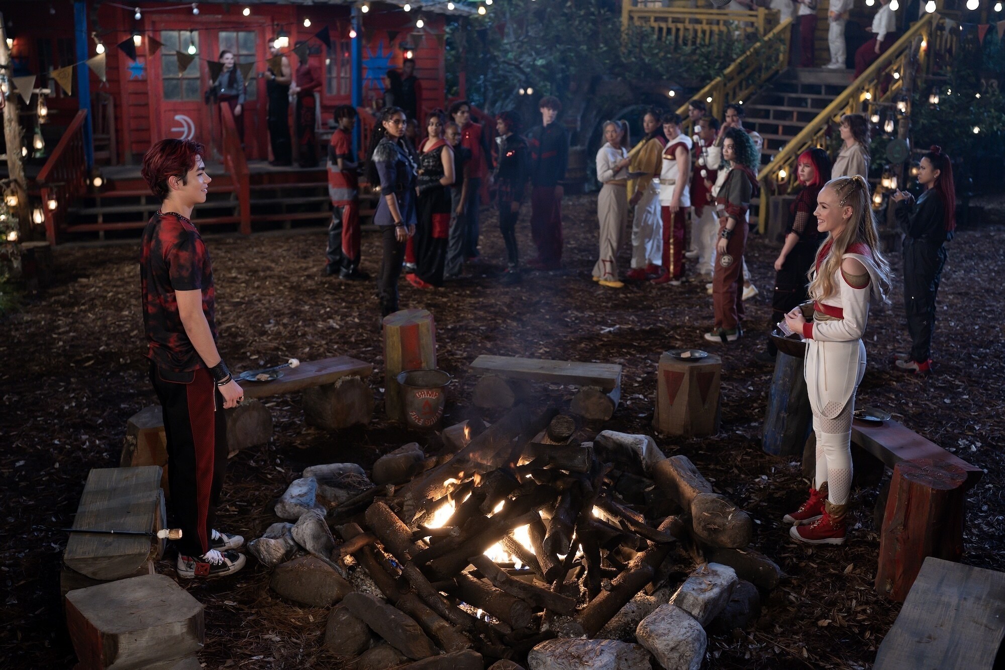ZOMBIES 4: DAWN OF THE VAMPIRES - (Disney/Matt Klitscher) MALACHI BARTON, FREYA SKYE