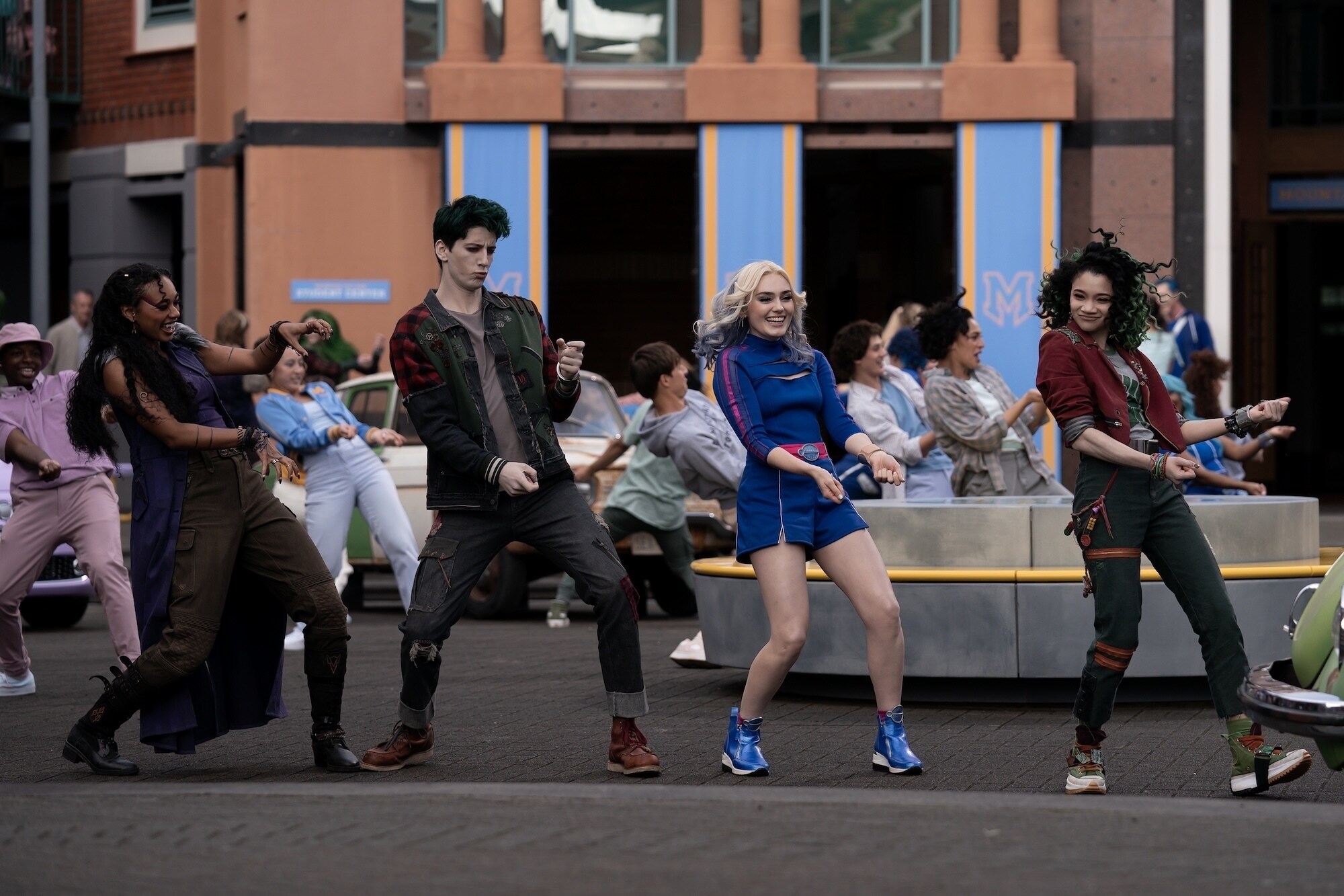 ZOMBIES 4: DAWN OF THE VAMPIRES -  (Disney/Matt Klitscher) CHANDLER KINNEY, MILO MANHEIM, MEG DONNELLY, KYLEE RUSSELL