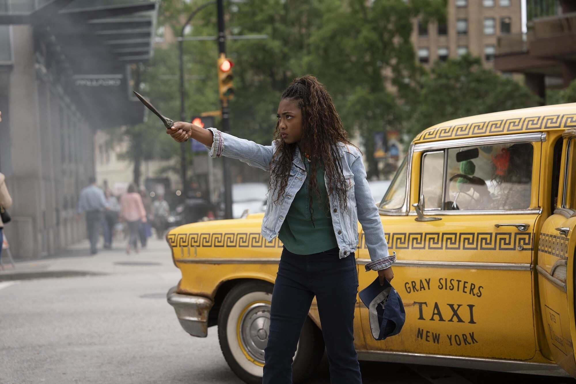 PERCY JACKSON AND THE OLYMPIANS - "Episode 201" (Disney/David Bukach) LEAH SAVA JEFFRIES