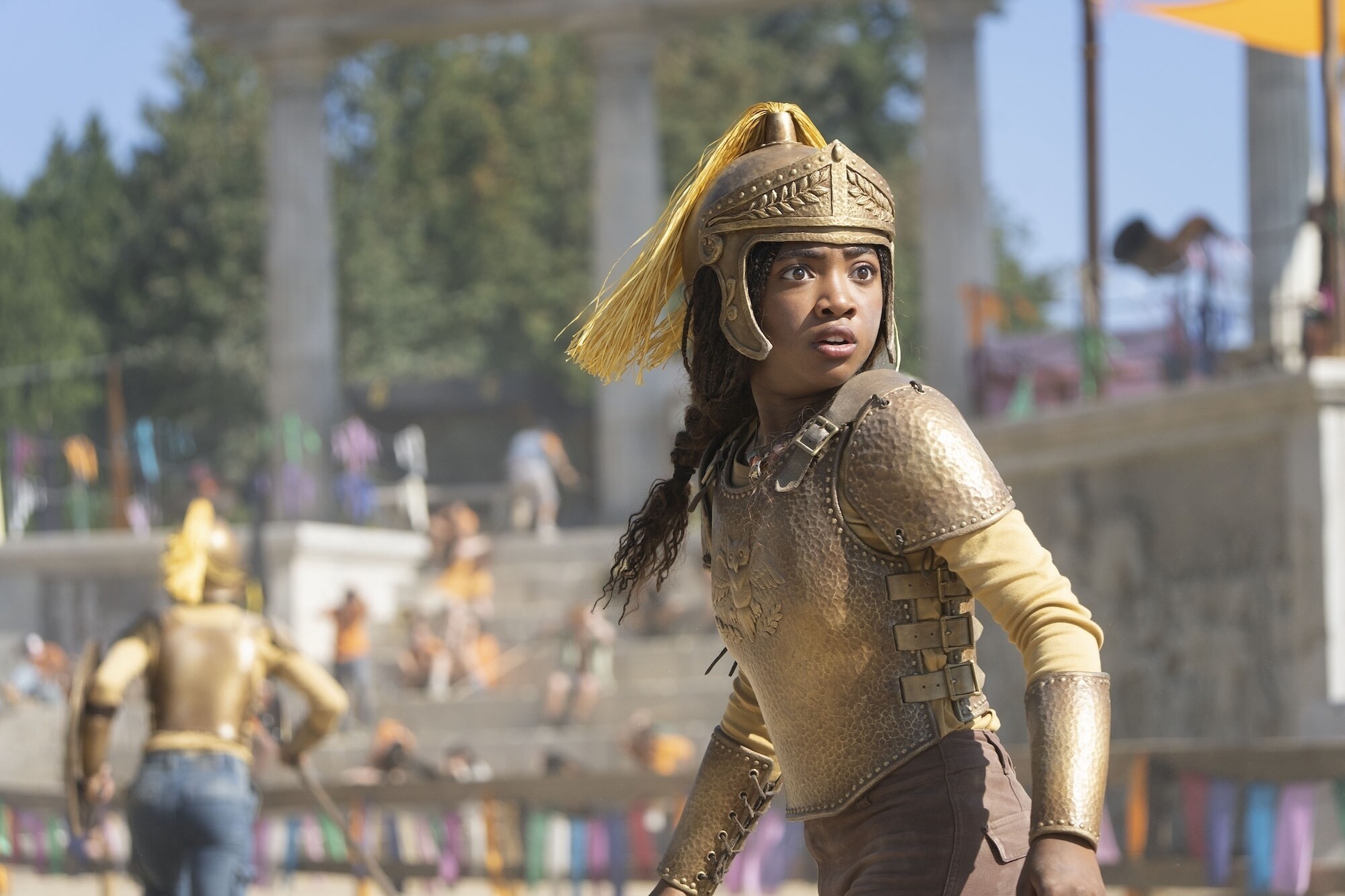PERCY JACKSON AND THE OLYMPIANS - "Episode 202" (Disney/David Bukach) LEAH SAVA JEFFRIES