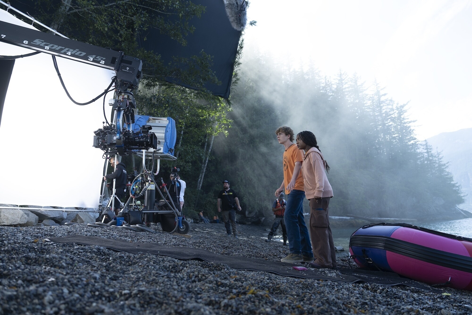 PERCY JACKSON AND THE OLYMPIANS - "Episode 202" (Disney/David Bukach) WALKER SCOBELL, LEAH SAVA JEFFRIES