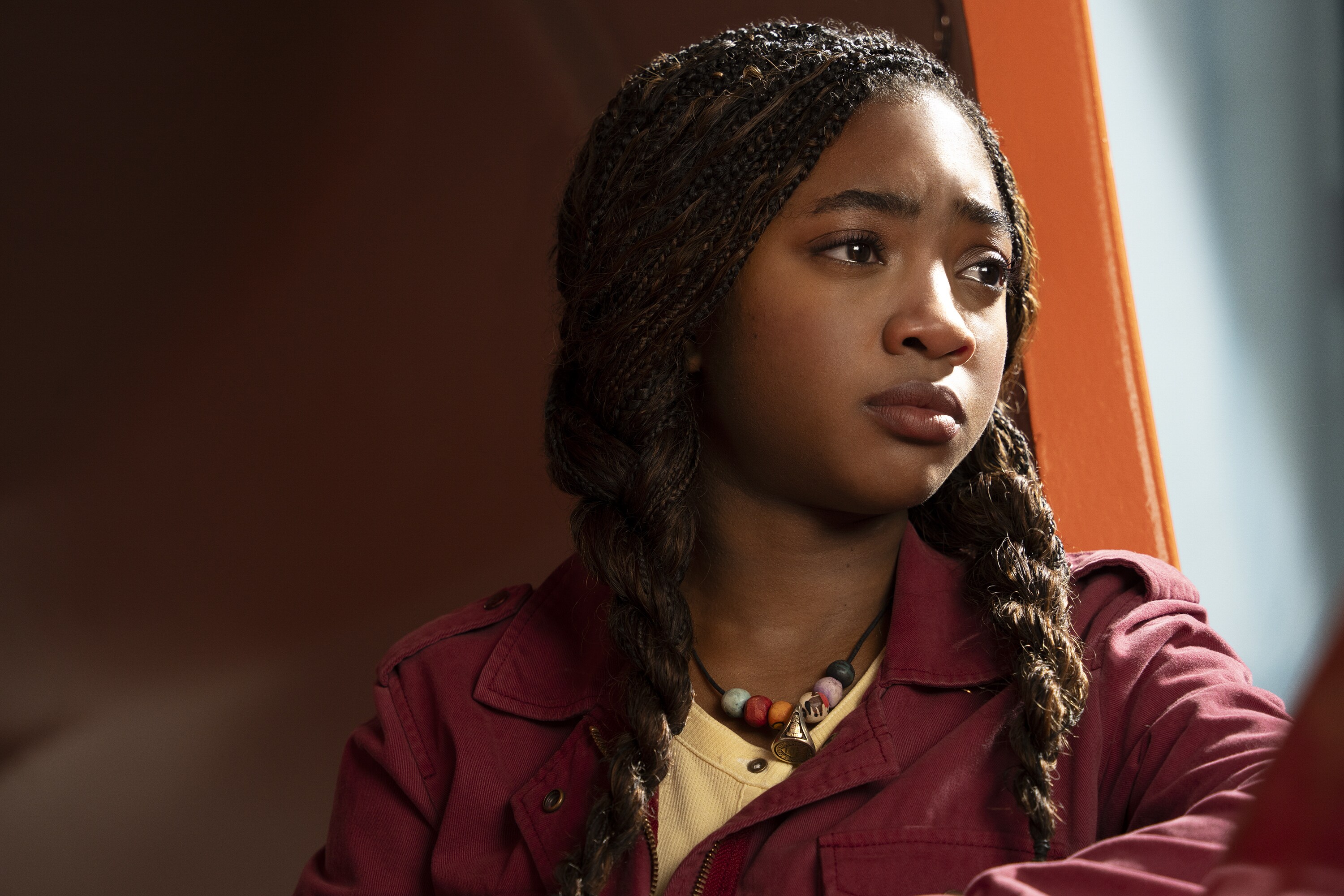 PERCY JACKSON AND THE OLYMPIANS - "Episode 203" (Disney/David Bukach) LEAH SAVA JEFFRIES