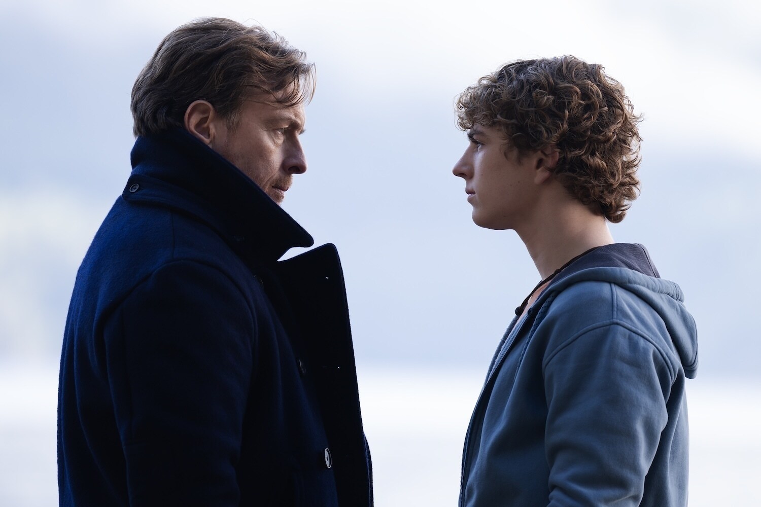 PERCY JACKSON AND THE OLYMPIANS - “Episode 208” (Disney/David Bukach) TOBY STEPHENS, WALKER SCOBELL