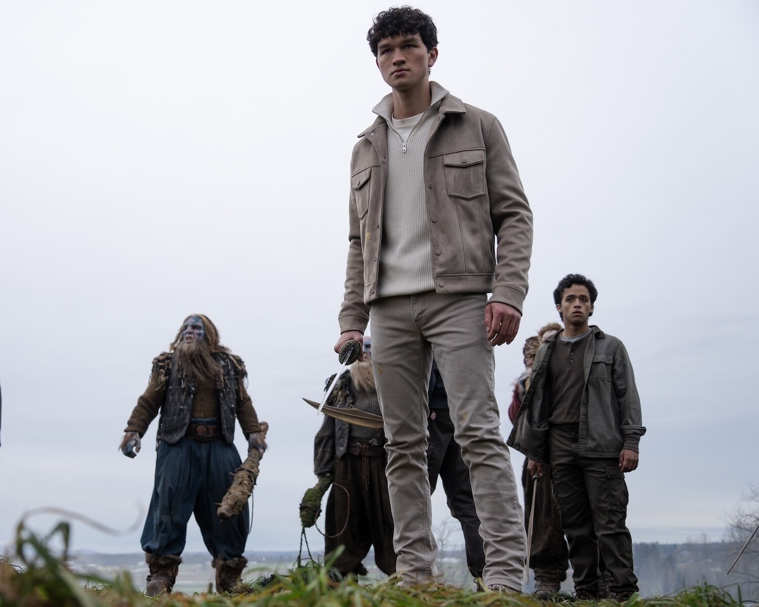 PERCY JACKSON AND THE OLYMPIANS - “Episode 208” (Disney/David Bukach) CHARLIE BUSHNELL, ANDREW ALVAREZ