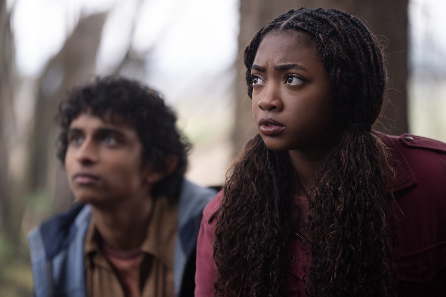 PERCY JACKSON AND THE OLYMPIANS - “Episode 208” (Disney/David Bukach) ARYAN SIMHADRI, LEAH SAVA JEFFRIES