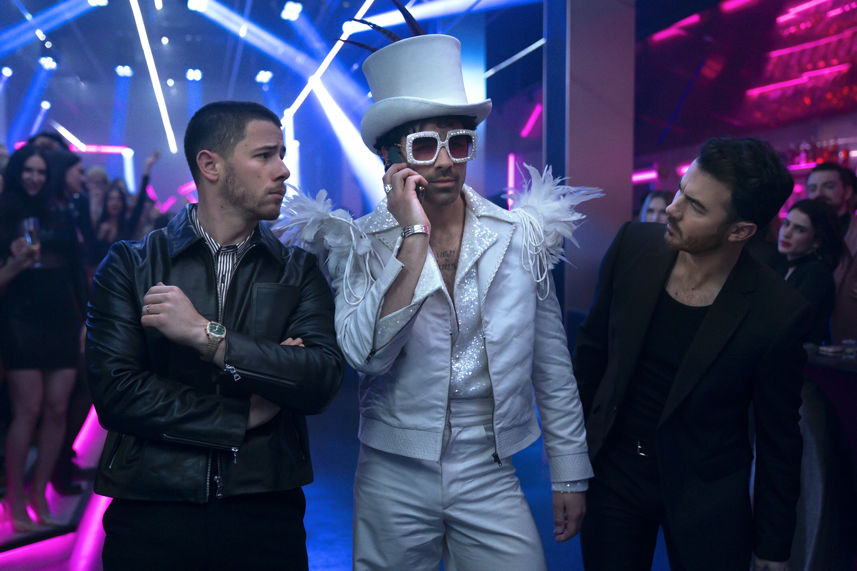 A VERY JONAS CHRISTMAS -  (Disney/John Medland) NICK JONAS, JOE JONAS, KEVIN JONAS