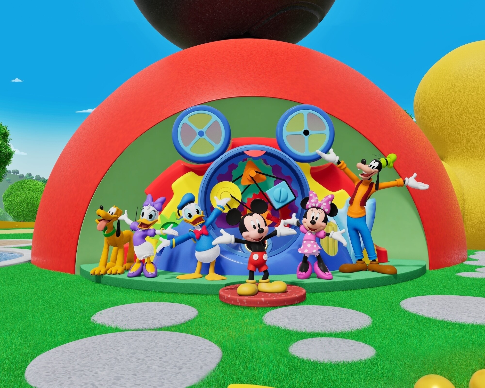 MICKEY MOUSE CLUBHOUSE+  - “Mickey's New Helper”  (Disney) PLUTO, DAISY DUCK, DONALD DUCK, MICKEY MOUSE, MINNIE MOUSE, GOOFY