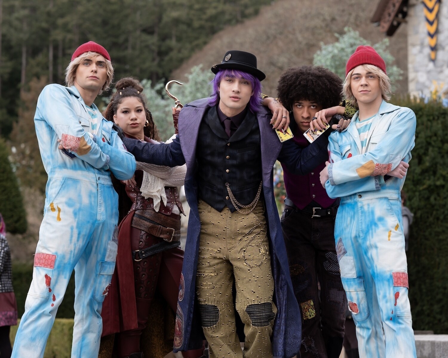 DESCENDANTS: WICKED WONDERLAND -  (Disney/David Astorga) RYAN MCEWEN, KIARA ROMERO, BRENDON TREMBLAY, ZAVIEN GARRETT, DAYTON PARADIS