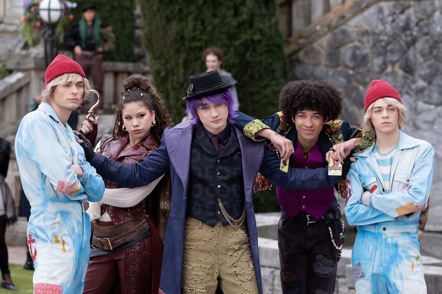 DESCENDANTS: WICKED WONDERLAND -  (Disney/David Astorga) RYAN MCEWEN, KIARA ROMERO, BRENDON TREMBLAY, ZAVIEN GARRETT, DAYTON PARADIS