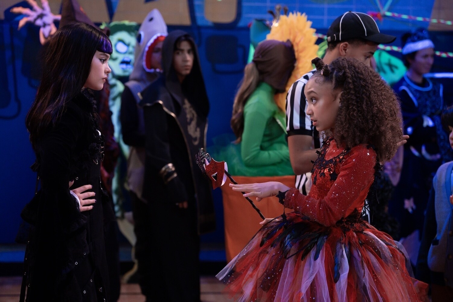 VAMPIRINA: TEENAGE VAMPIRE - “First Halloween” (Disney/Eric McCandless) KENZI RICHARDSON, MYKAL-MICHELLE HARRIS