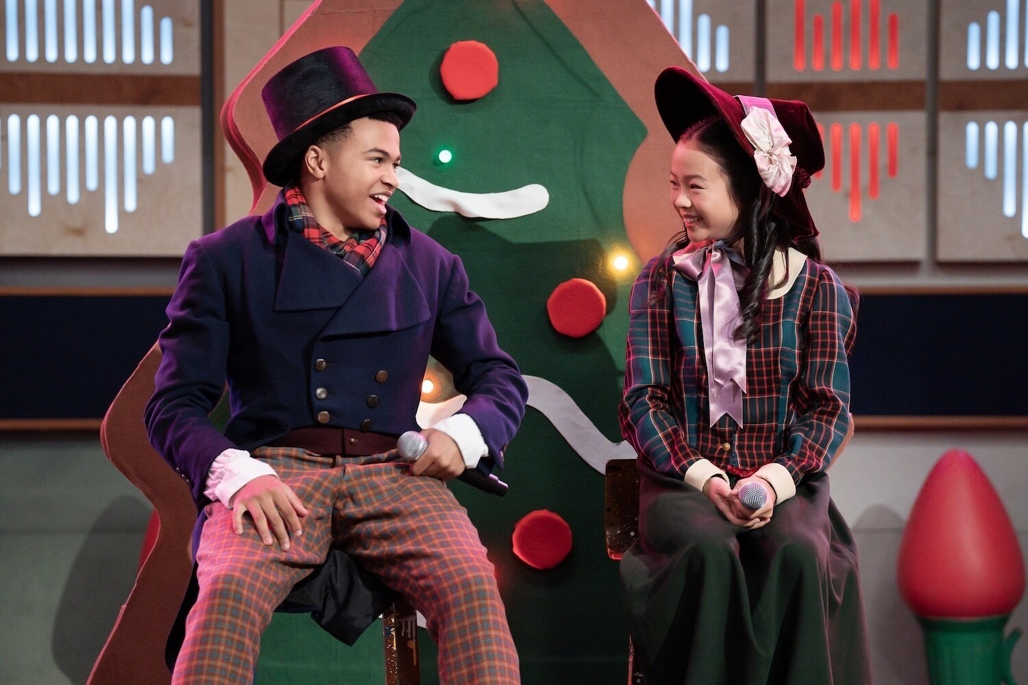 VAMPIRINA: TEENAGE VAMPIRE - “First Holiday” (Disney/Lara Solanki) SHAUN DIXON, JIWON LEE