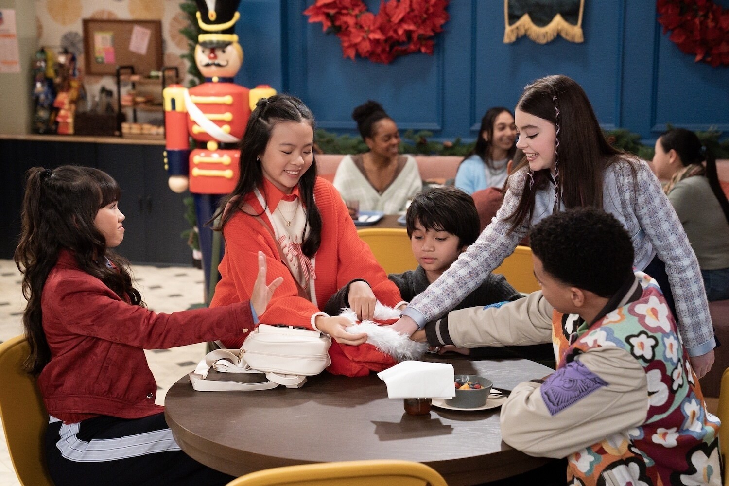 VAMPIRINA: TEENAGE VAMPIRE - “First Holiday” (Disney/Lara Solanki) FAITH HEDLEY, JIWON LEE, MILO MAHARLIKA, KENZI RICHARDSON