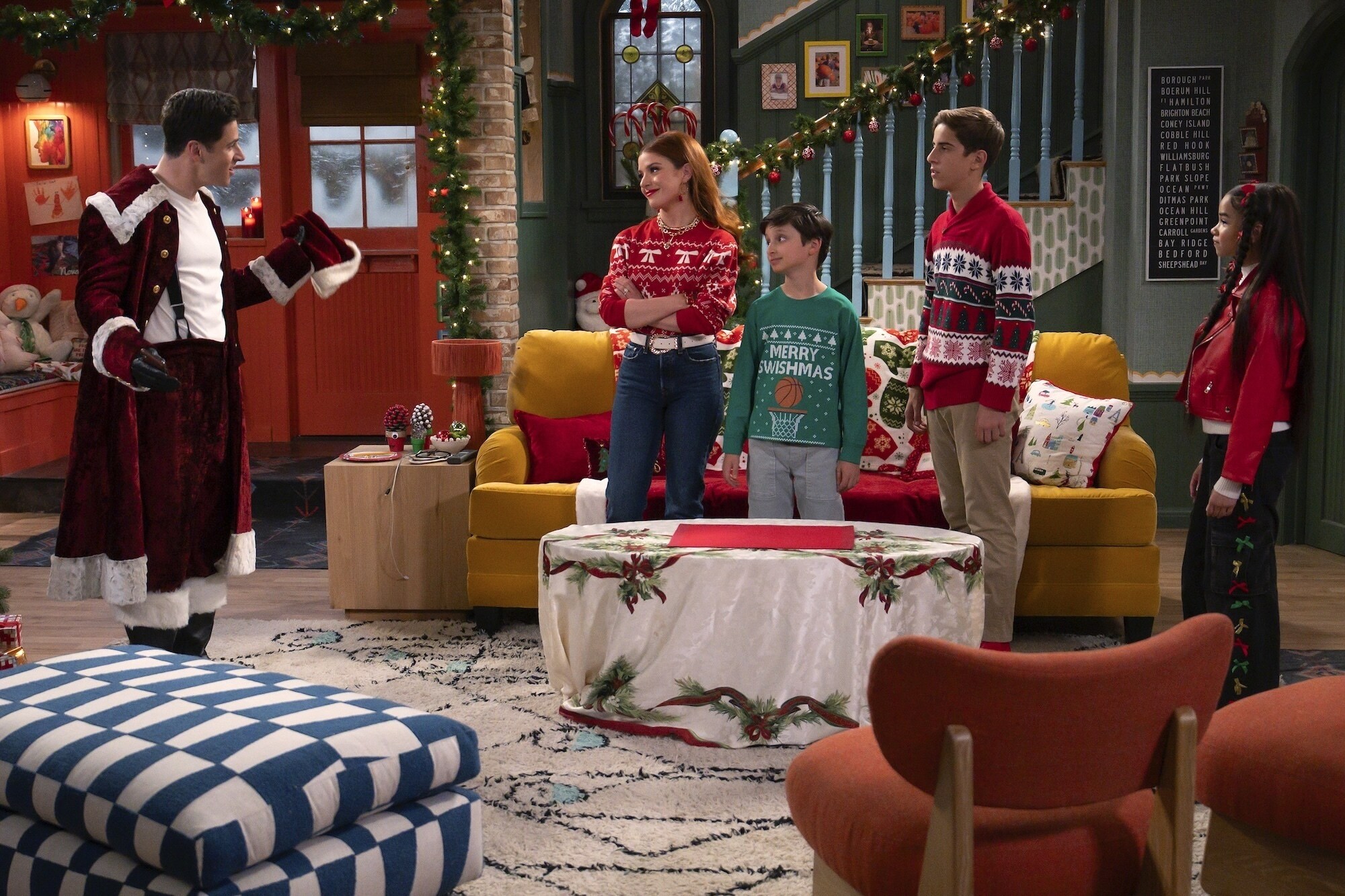 WIZARDS BEYOND WAVERLY PLACE - "It's Beginning To Look A Lot Like Wizmas" (Disney/Eric McCandless) DAVID HENRIE, MIMI GIANOPULOS, MAX MATENKO, ALKAIO THIELE, JANICE LEANN BROWN