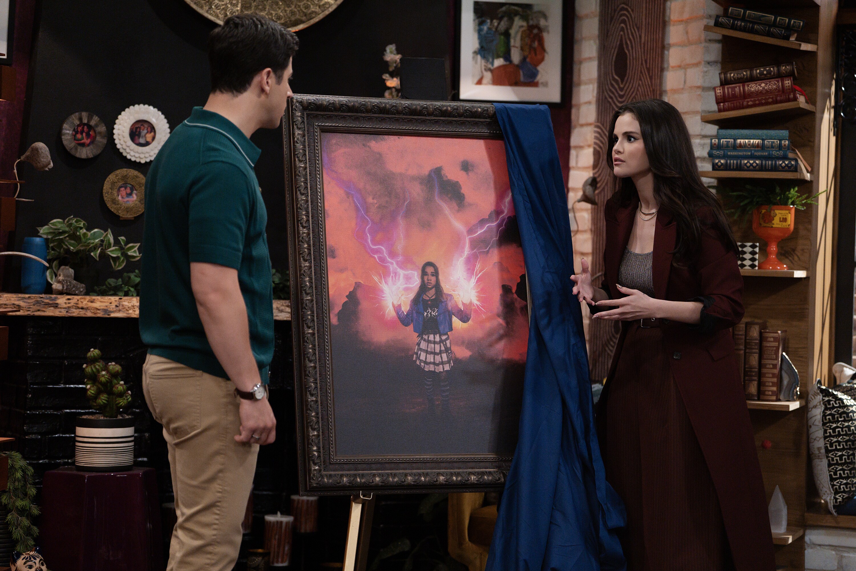 WIZARDS BEYOND WAVERLY PLACE - "The Wizard At The End Of The World: Part One" (Disney/Eric McCandless) DAVID HENRIE, SELENA GOMEZ