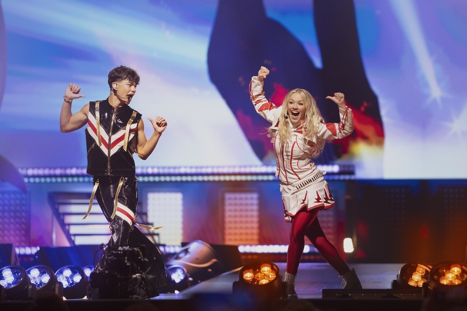 DESCENDANTS / ZOMBIES WORLDS COLLIDE - Anaheim show. (Disney/Kayla Delaura) MALACHI BARTON, FREYA SKYE