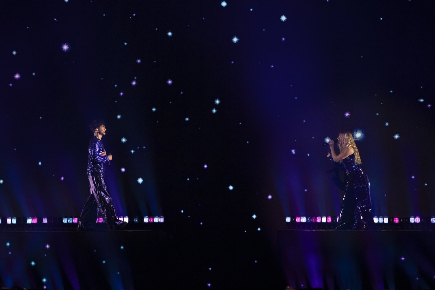 DESCENDANTS / ZOMBIES WORLDS COLLIDE - Anaheim show. (Disney/Kayla Delaura) MALACHI BARTON, FREYA SKYE