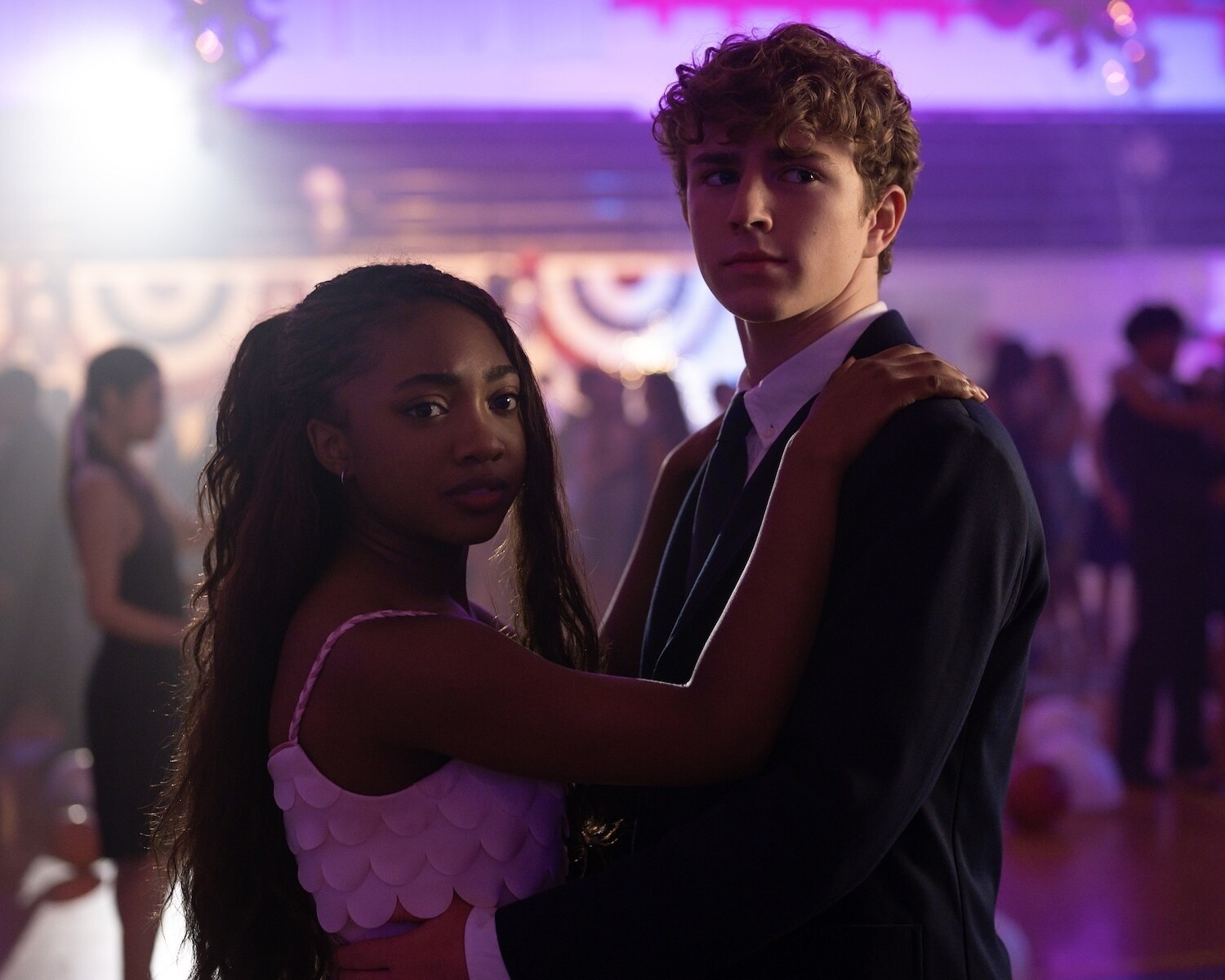 PERCY JACKSON AND THE OLYMPIANS - "Episode 301" (Disney/Eric Milner) LEAH SAVA JEFFRIES, WALKER SCOBELL
