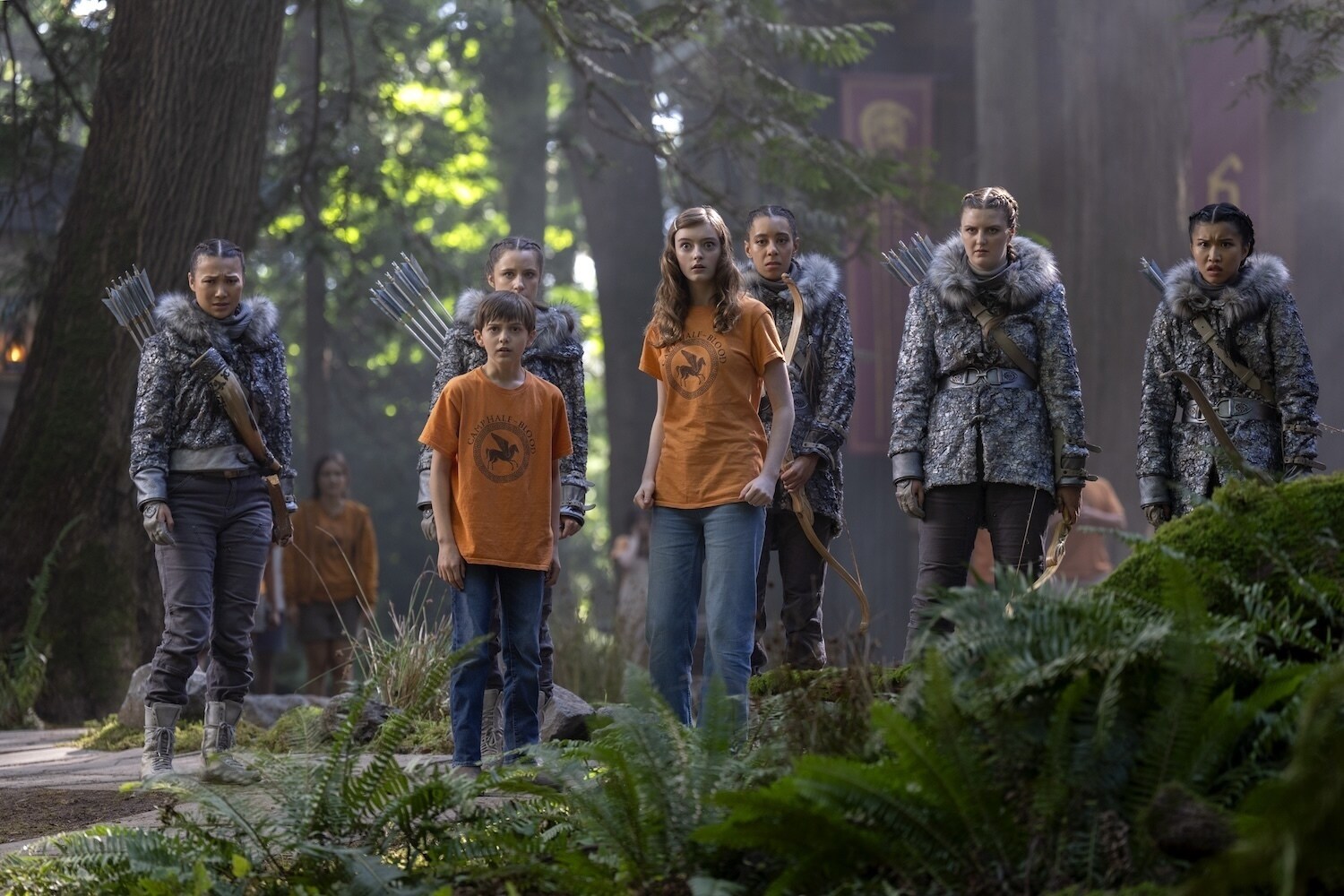 PERCY JACKSON AND THE OLYMPIANS - "Episode 301" (Disney/David Bukach) LEVI CHRISOPULOS, OLIVE ABERCROMBIE