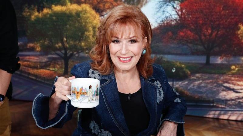 Joy Behar with a mug