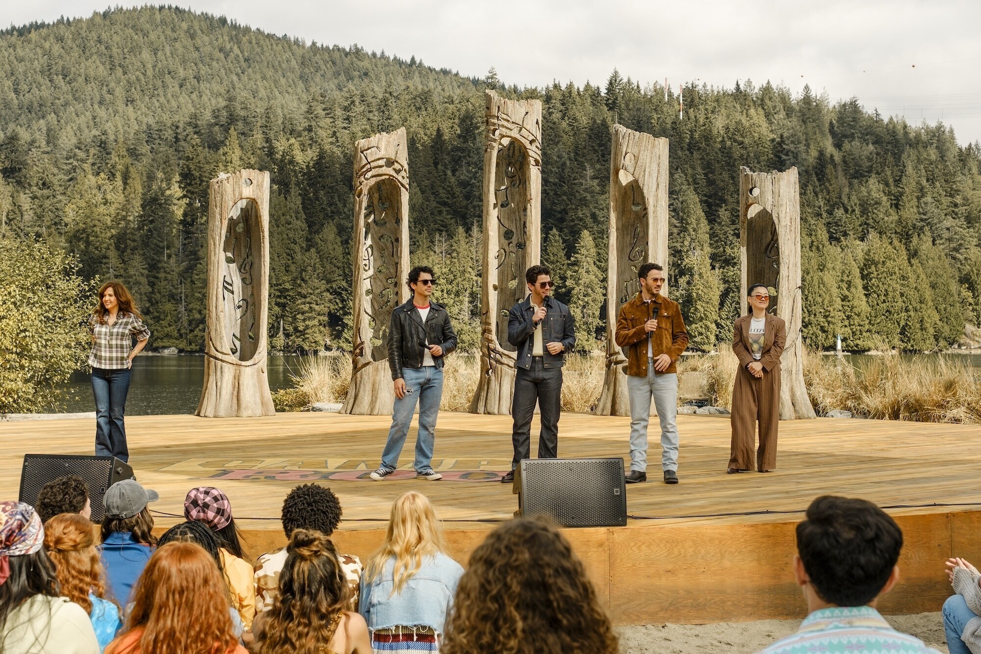 CAMP ROCK 3 - (Disney/David Astorga) MARIA CANALS-BARRERA, JOE JONAS, NICK JONAS, KEVIN JONAS, SHERRY COLA