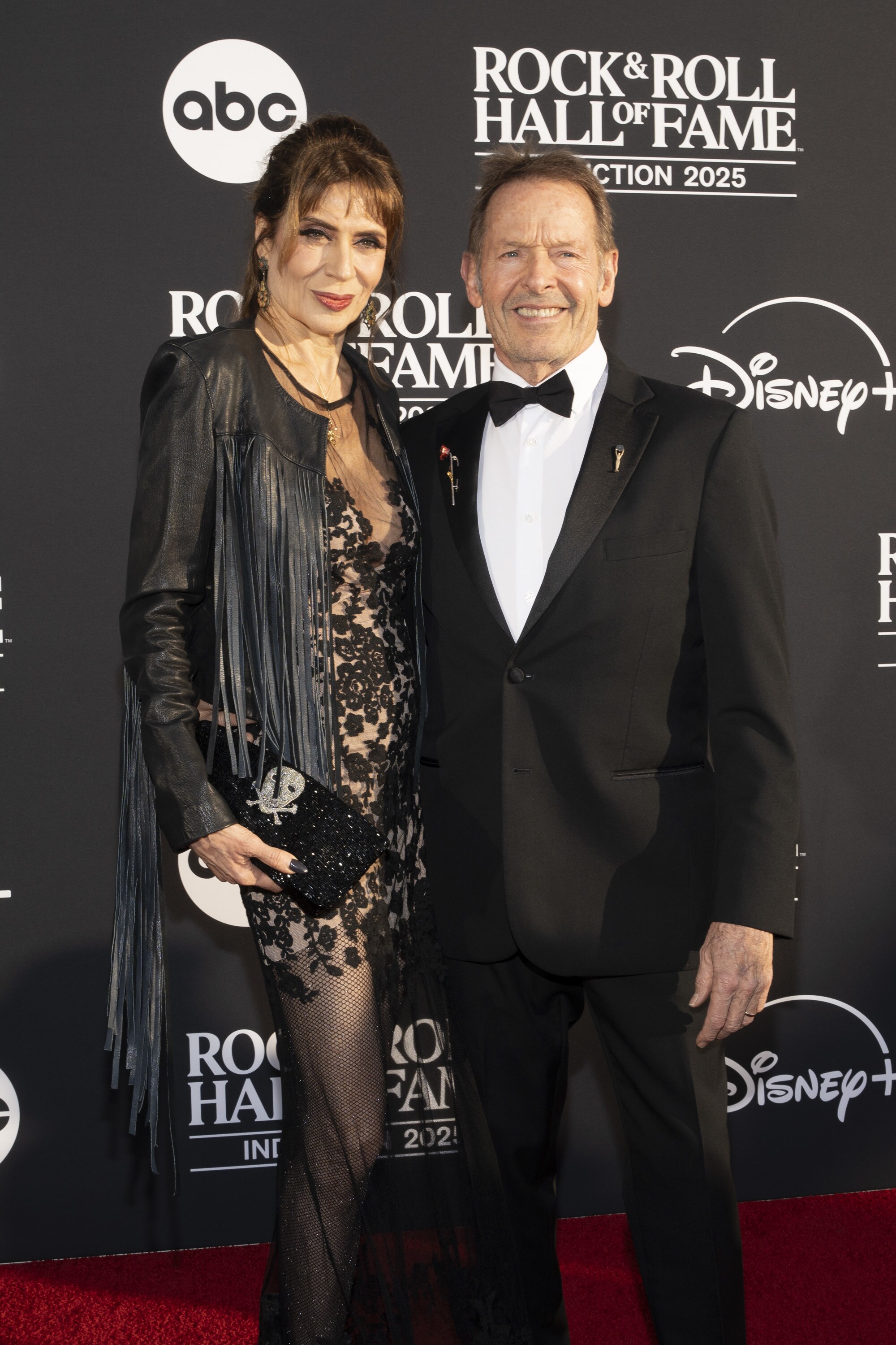 ROCK & ROLL HALL OF FAME 2025 INDUCTION CEREMONY – The 2025 Rock & Roll Hall of Fame Induction Ceremony, with once-in-a-lifetime performances and collaborations paying tribute to the iconic, generation-defining inductees, will be broadcast live coast to coast from Los Angeles on SATURDAY, NOV. 8 (8:00 p.m. EDT) on Disney+. (Disney/Cristian Lopez)  MARIA ANGELICA KIRKE, SIMON KIRKE 