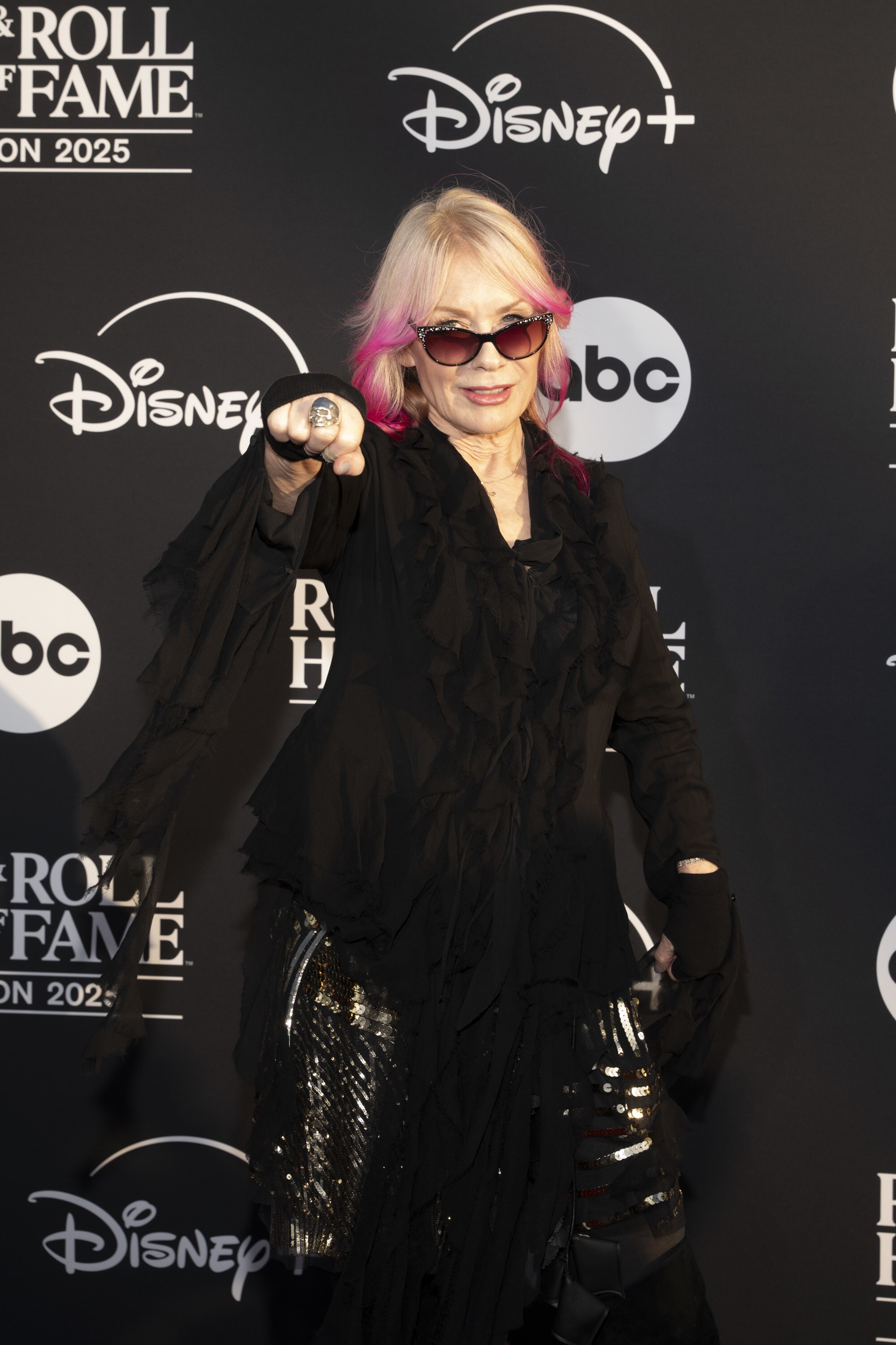 ROCK & ROLL HALL OF FAME 2025 INDUCTION CEREMONY – The 2025 Rock & Roll Hall of Fame Induction Ceremony, with once-in-a-lifetime performances and collaborations paying tribute to the iconic, generation-defining inductees, will be broadcast live coast to coast from Los Angeles on SATURDAY, NOV. 8 (8:00 p.m. EDT) on Disney+. (Disney/Cristian Lopez)  NANCY WILSON  