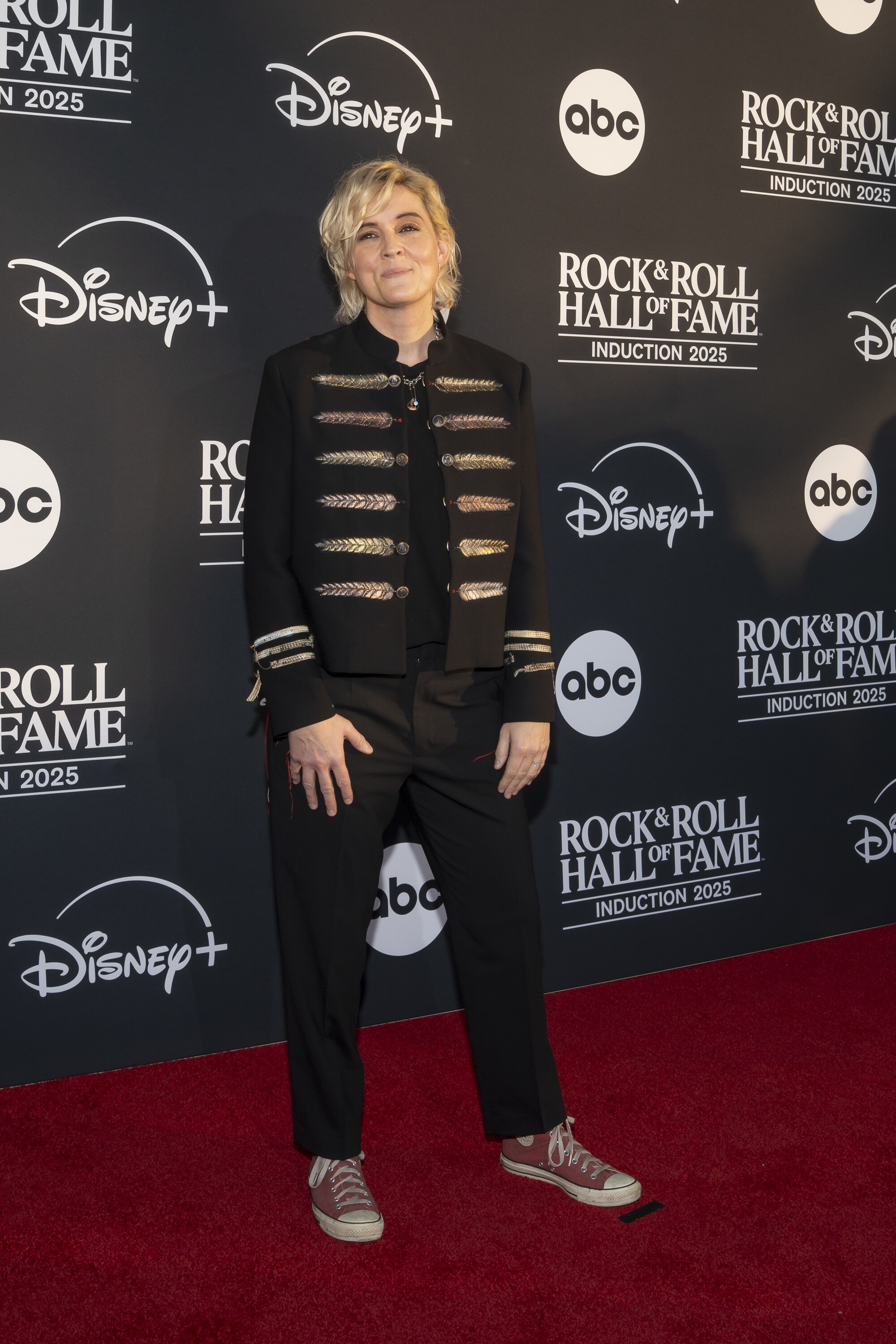 ROCK & ROLL HALL OF FAME 2025 INDUCTION CEREMONY – The 2025 Rock & Roll Hall of Fame Induction Ceremony, with once-in-a-lifetime performances and collaborations paying tribute to the iconic, generation-defining inductees, will be broadcast live coast to coast from Los Angeles on SATURDAY, NOV. 8 (8:00 p.m. EDT) on Disney+. (Disney/Cristian Lopez)  CYNDI LAUPER  