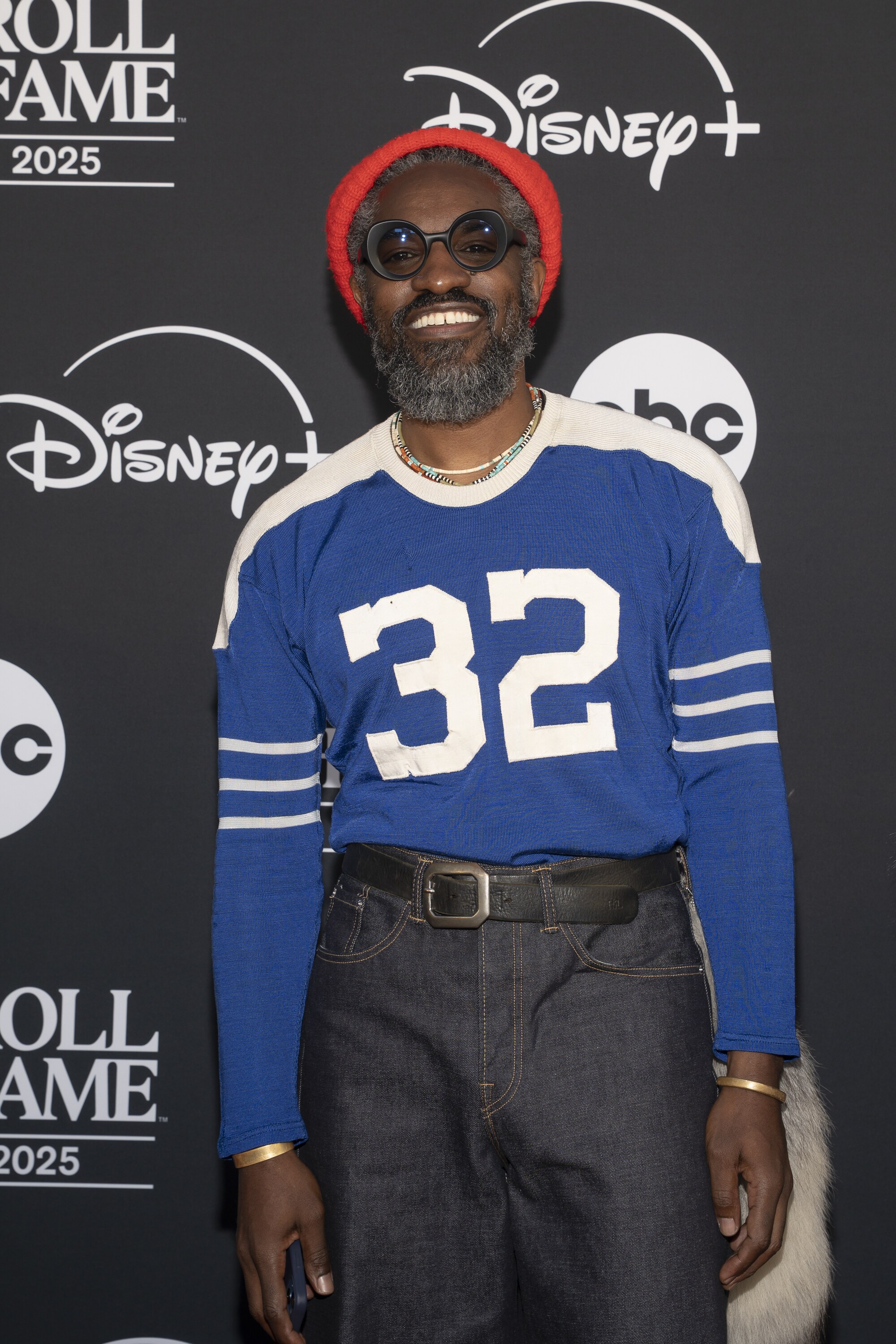 ROCK & ROLL HALL OF FAME 2025 INDUCTION CEREMONY – The 2025 Rock & Roll Hall of Fame Induction Ceremony, with once-in-a-lifetime performances and collaborations paying tribute to the iconic, generation-defining inductees, will be broadcast live coast to coast from Los Angeles on SATURDAY, NOV. 8 (8:00 p.m. EDT) on Disney+. (Disney/Cristian Lopez)  ANDRÉ 3000 