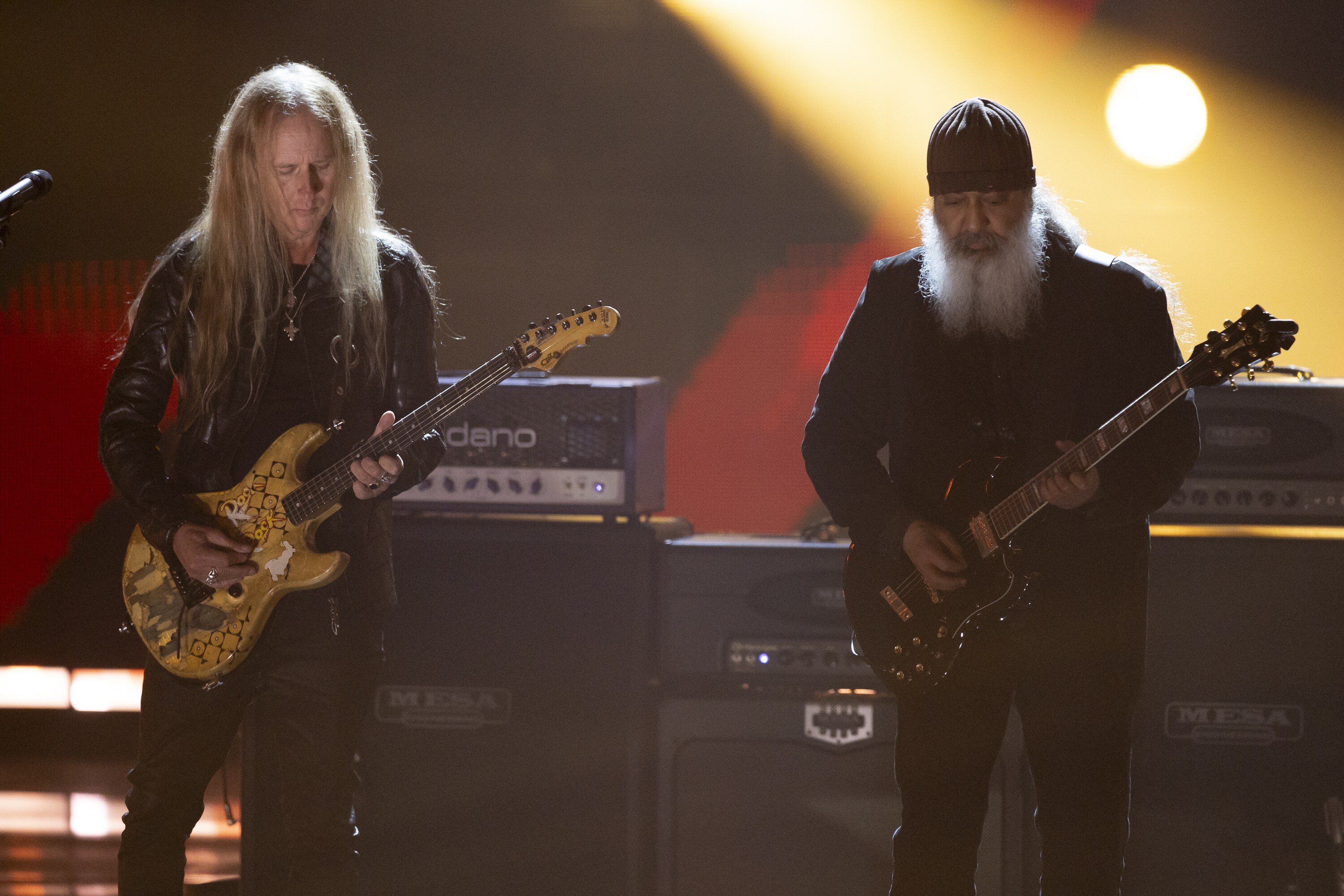 ROCK & ROLL HALL OF FAME 2025 INDUCTION CEREMONY – The 2025 Rock & Roll Hall of Fame Induction Ceremony, with once-in-a-lifetime performances and collaborations paying tribute to the iconic, generation-defining inductees, will be broadcast live coast to coast from Los Angeles on SATURDAY, NOV. 8 (8:00 p.m. EDT) on Disney+. (Disney/Frank Micelotta)  JERRY CANTRELL, KIM THAYIL 