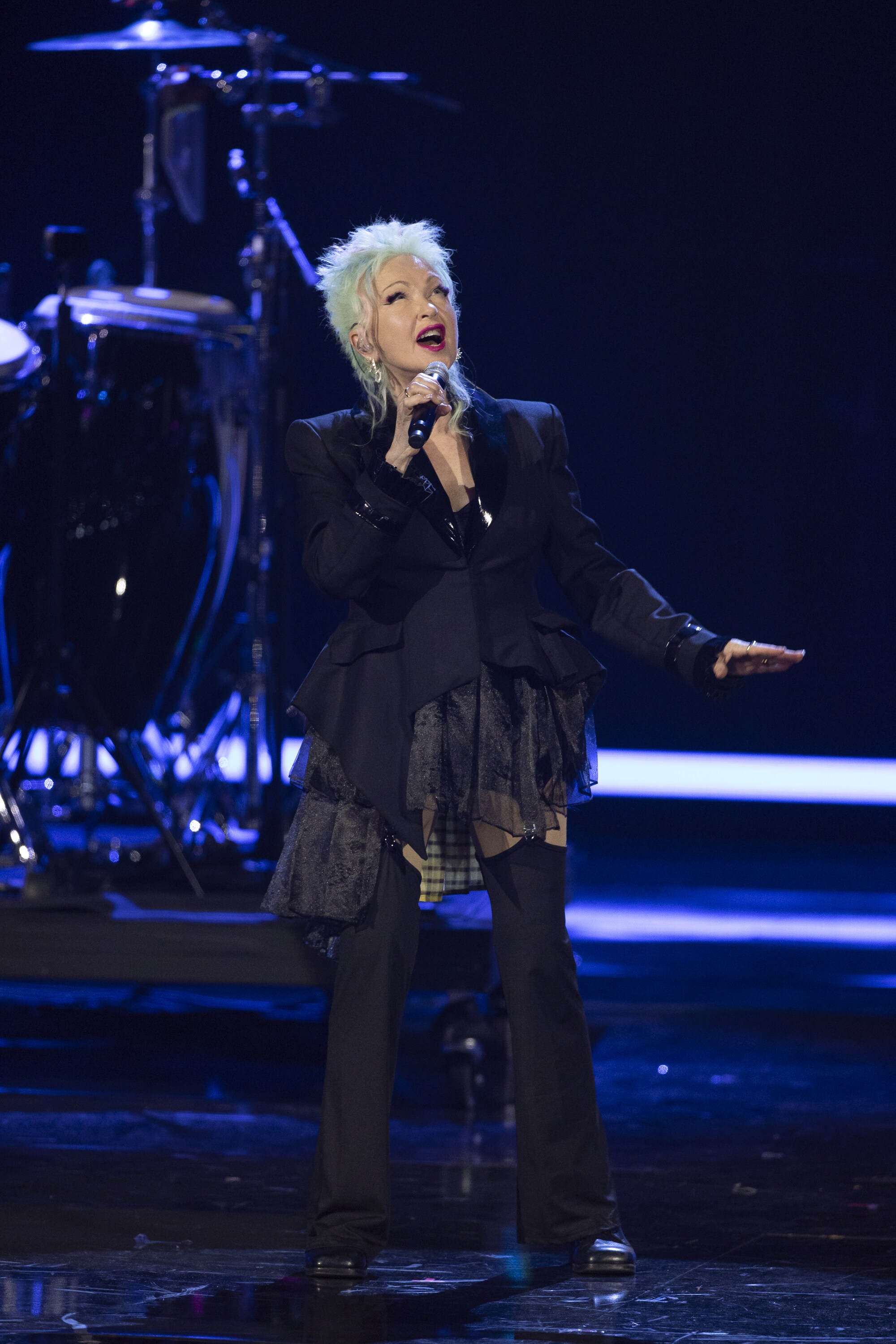 ROCK & ROLL HALL OF FAME 2025 INDUCTION CEREMONY – The 2025 Rock & Roll Hall of Fame Induction Ceremony, with once-in-a-lifetime performances and collaborations paying tribute to the iconic, generation-defining inductees, will be broadcast live coast to coast from Los Angeles on SATURDAY, NOV. 8 (8:00 p.m. EDT) on Disney+. (Disney/Frank Micelotta)  CYNDI LAUPER 