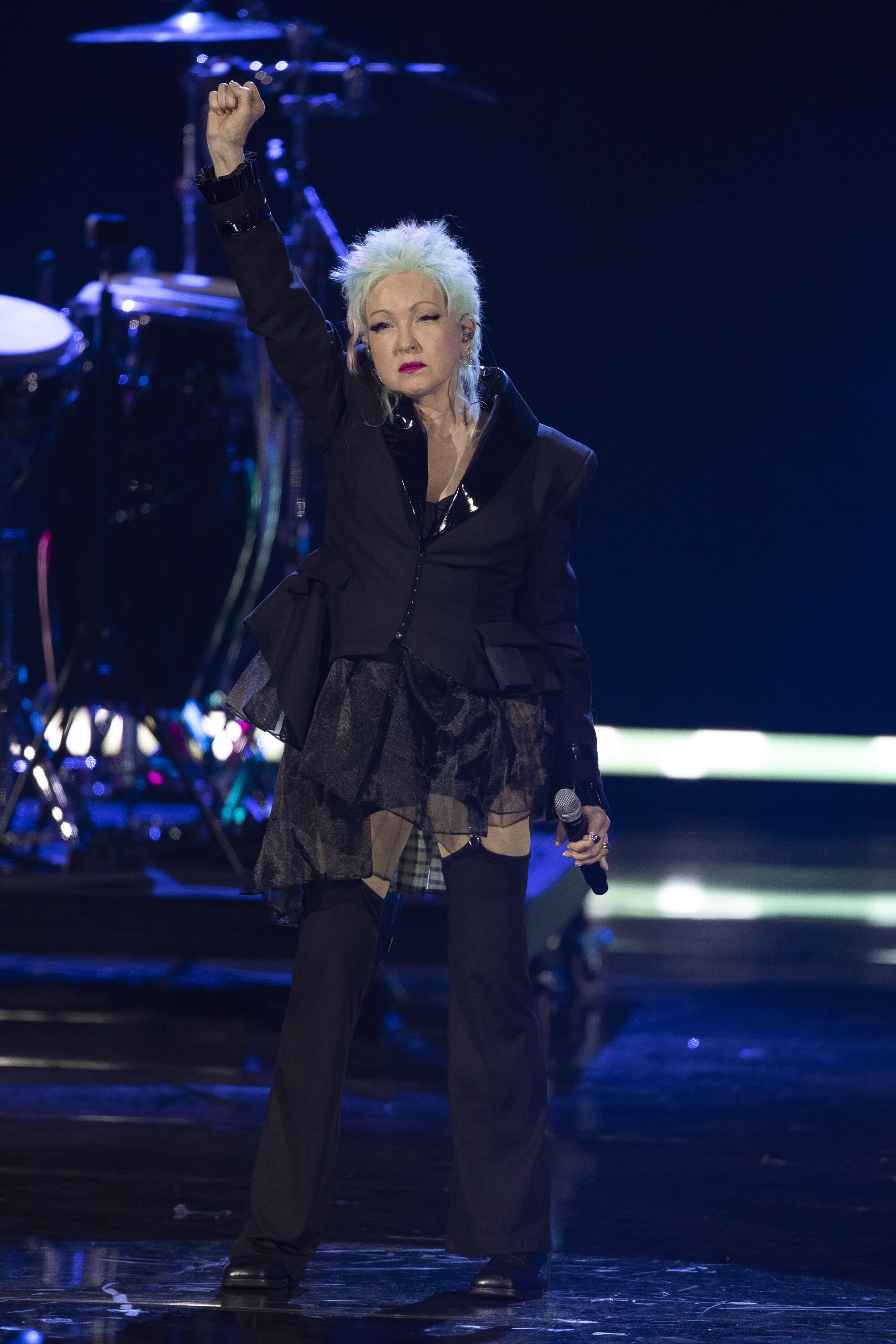 ROCK & ROLL HALL OF FAME 2025 INDUCTION CEREMONY – The 2025 Rock & Roll Hall of Fame Induction Ceremony, with once-in-a-lifetime performances and collaborations paying tribute to the iconic, generation-defining inductees, will be broadcast live coast to coast from Los Angeles on SATURDAY, NOV. 8 (8:00 p.m. EDT) on Disney+. (Disney/Frank Micelotta)  CYNDI LAUPER 