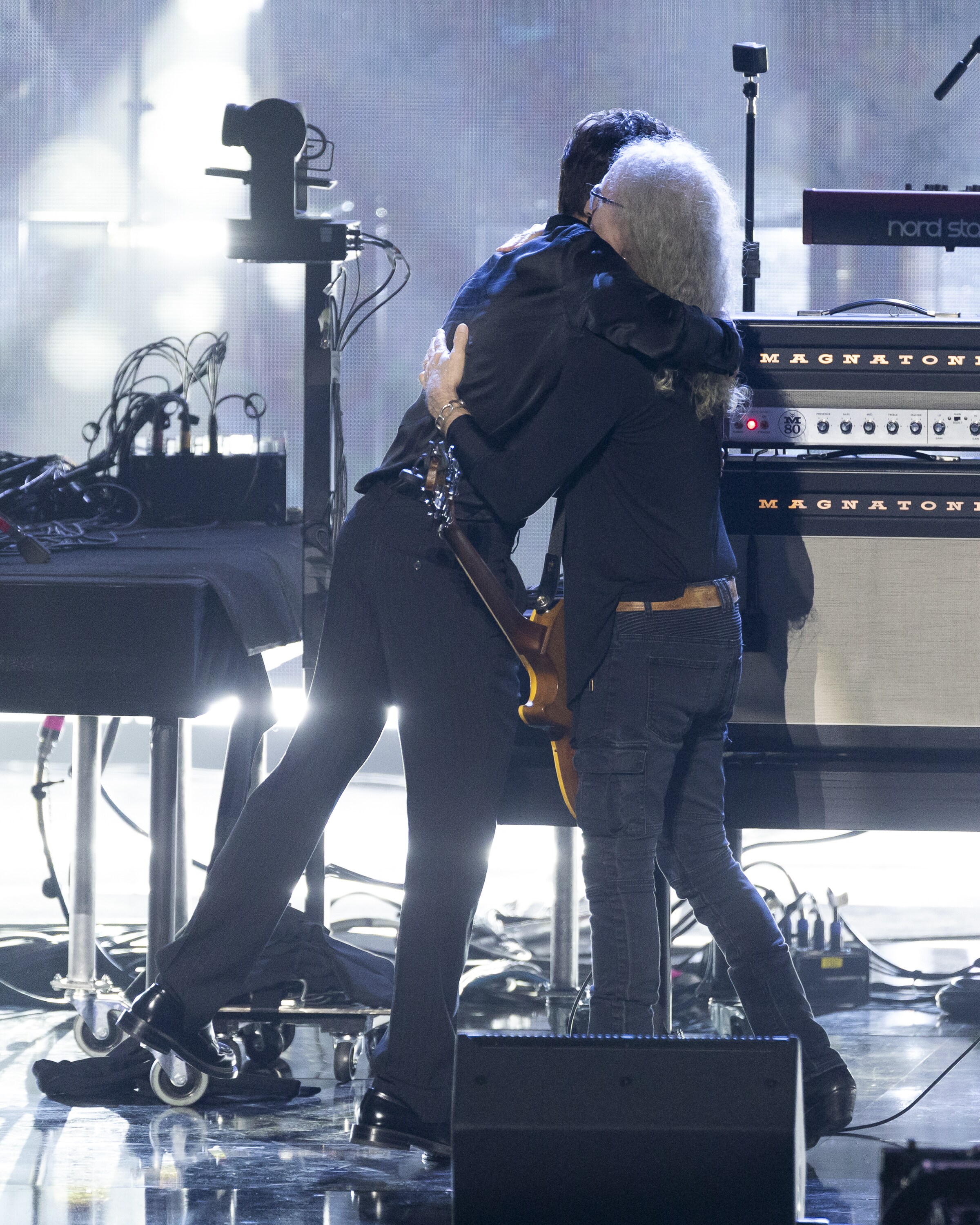 CEREMONY – The 2025 Rock & Roll Hall of Fame Induction Ceremony, with once-in-a-lifetime performances and collaborations paying tribute to the iconic, generation-defining inductees, will be broadcast live coast to coast from Los Angeles on SATURDAY, NOV. 8 (8:00 p.m. EDT) on Disney+. (Disney/Frank Micelotta)  WADDY WACHTEL 