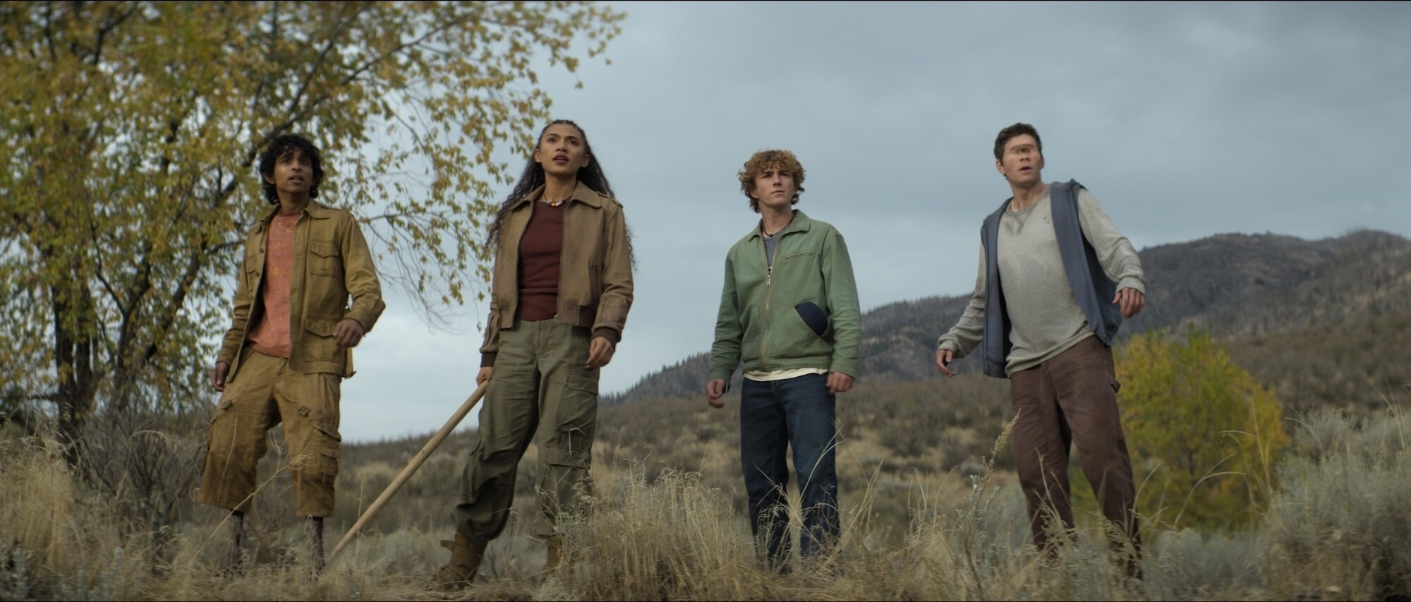 PERCY JACKSON AND THE OLYMPIANS - "Episode 206” (Disney) ARYAN SIMHADRI, DIOR GOODJOHN, WALKER SCOBELL, DANIEL DIEMER