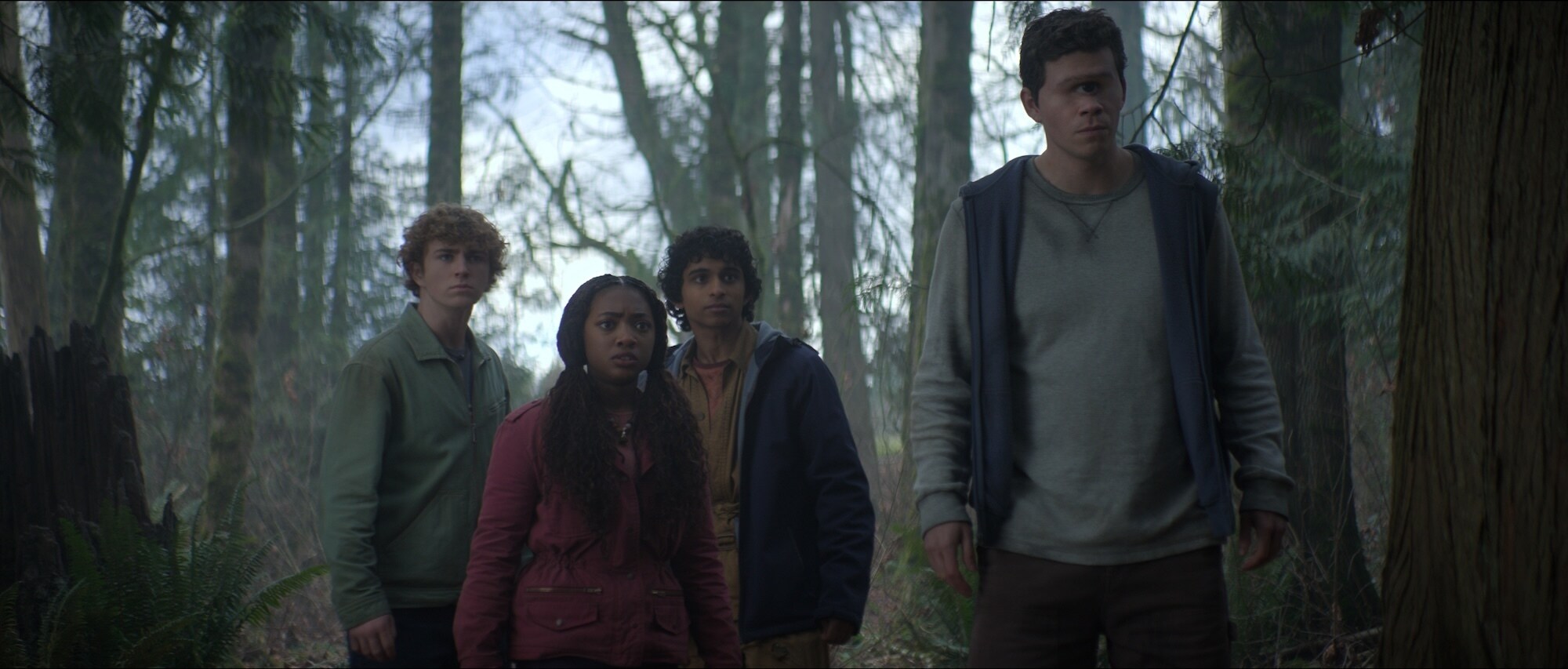 PERCY JACKSON AND THE OLYMPIANS - "Episode 208” (Disney) WALKER SCOBELL, LEAH SAVA JEFFRIES, ARYAN SIMHADRI, DANIEL DIEMER