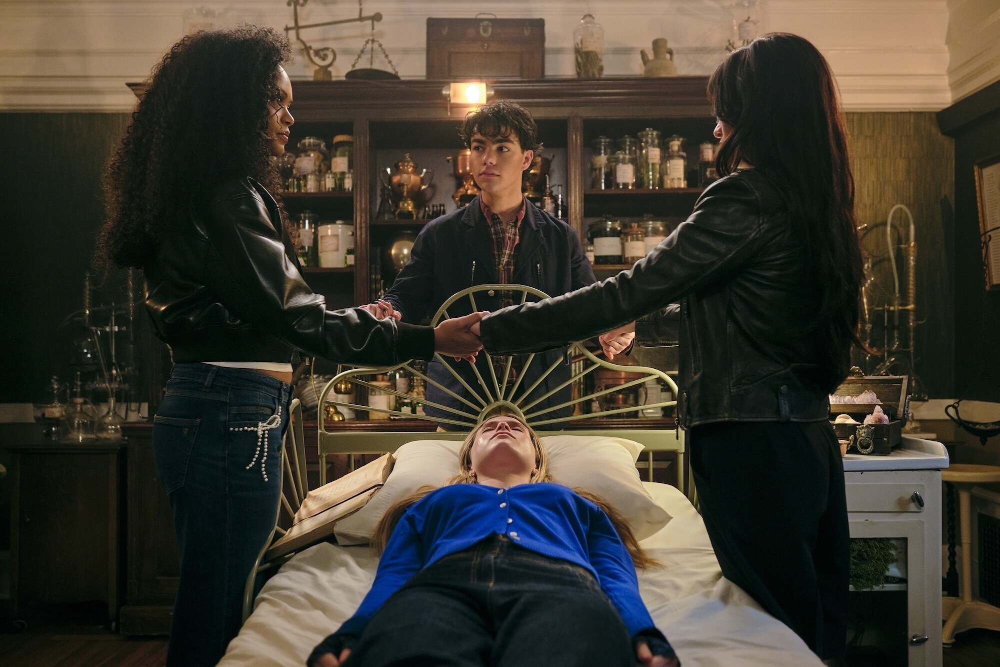 COVEN ACADEMY - "Episode 106" (Disney/David Astorga) JORDAN LEFTWICH, MALACHI BARTON, ORA DUPLASS